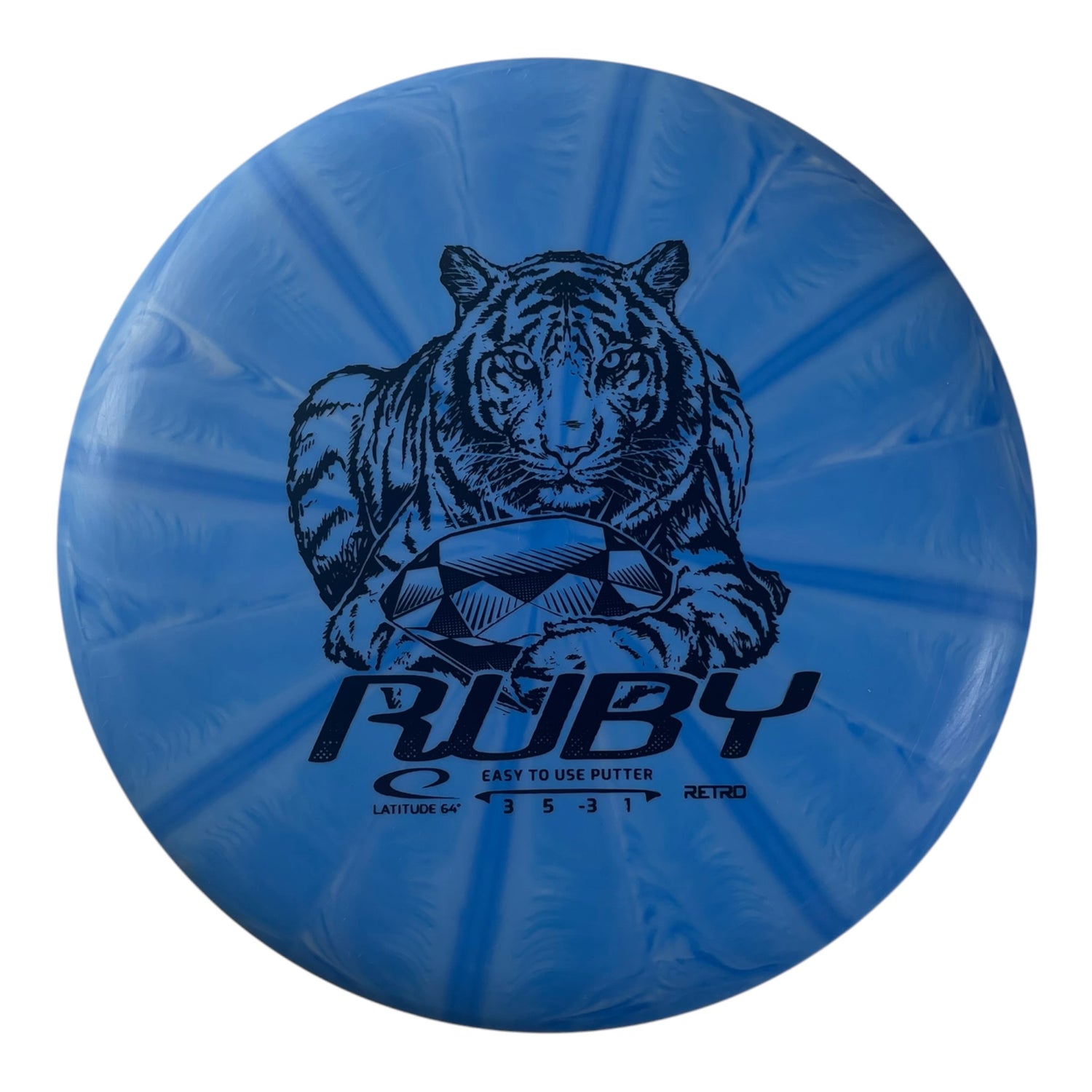 Latitude 64 Ruby | Retro | Blue/Black 158g Disc Golf