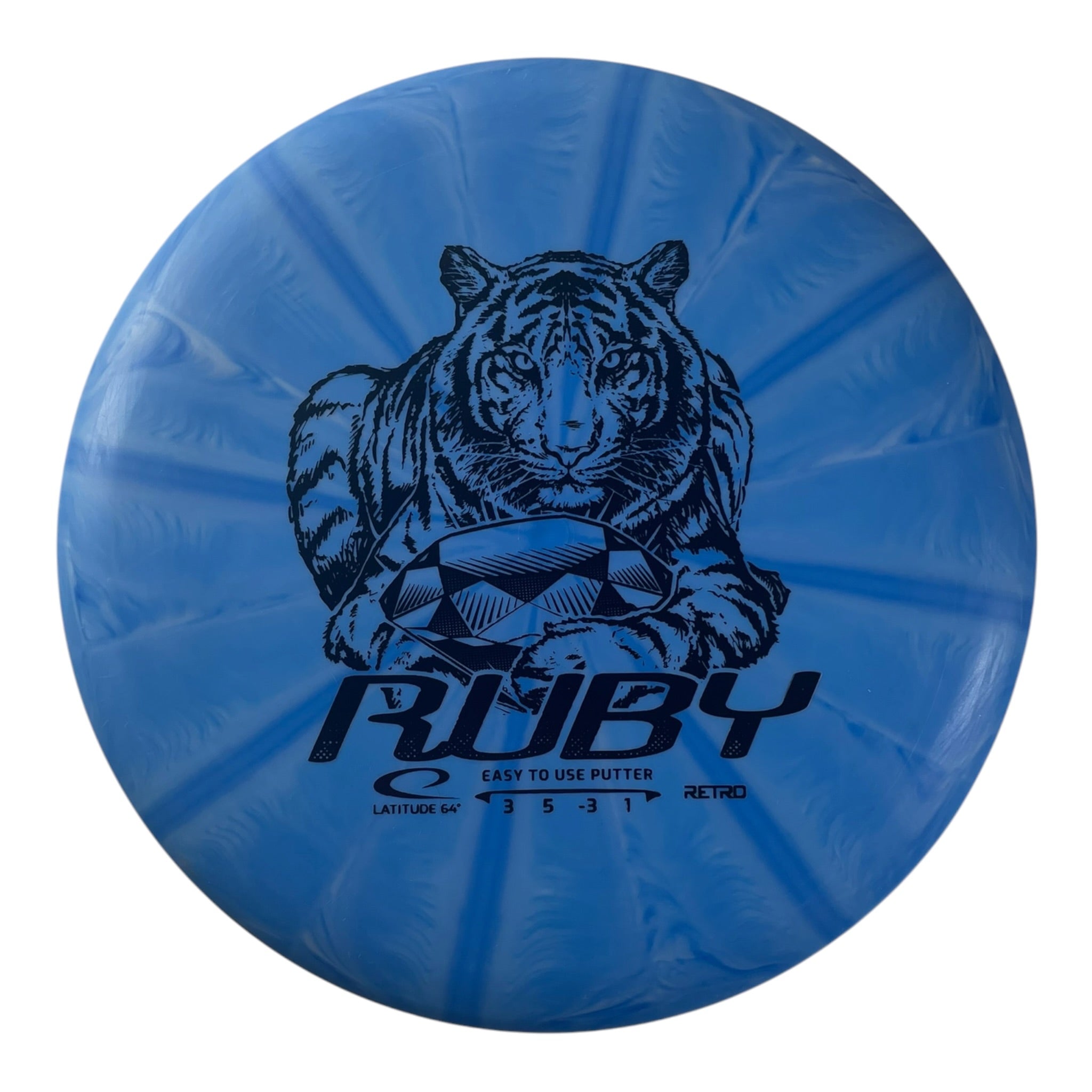Latitude 64 Ruby | Retro | Blue/Black 158g Disc Golf