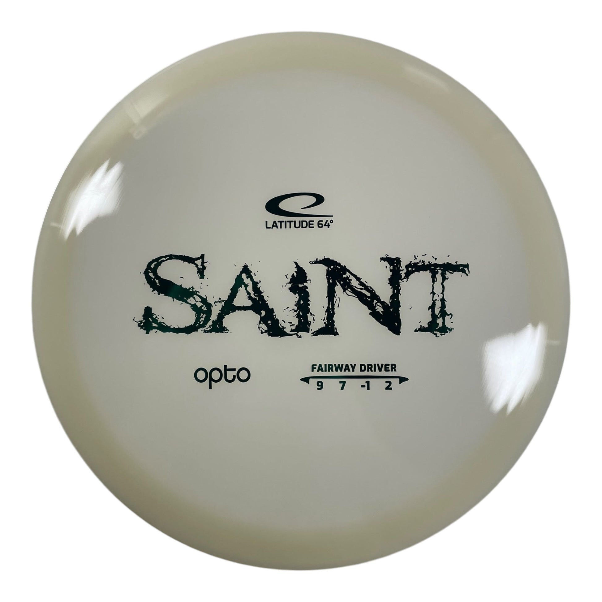 Latitude 64 Saint | Opto | White/Green 166 - 167g Disc Golf