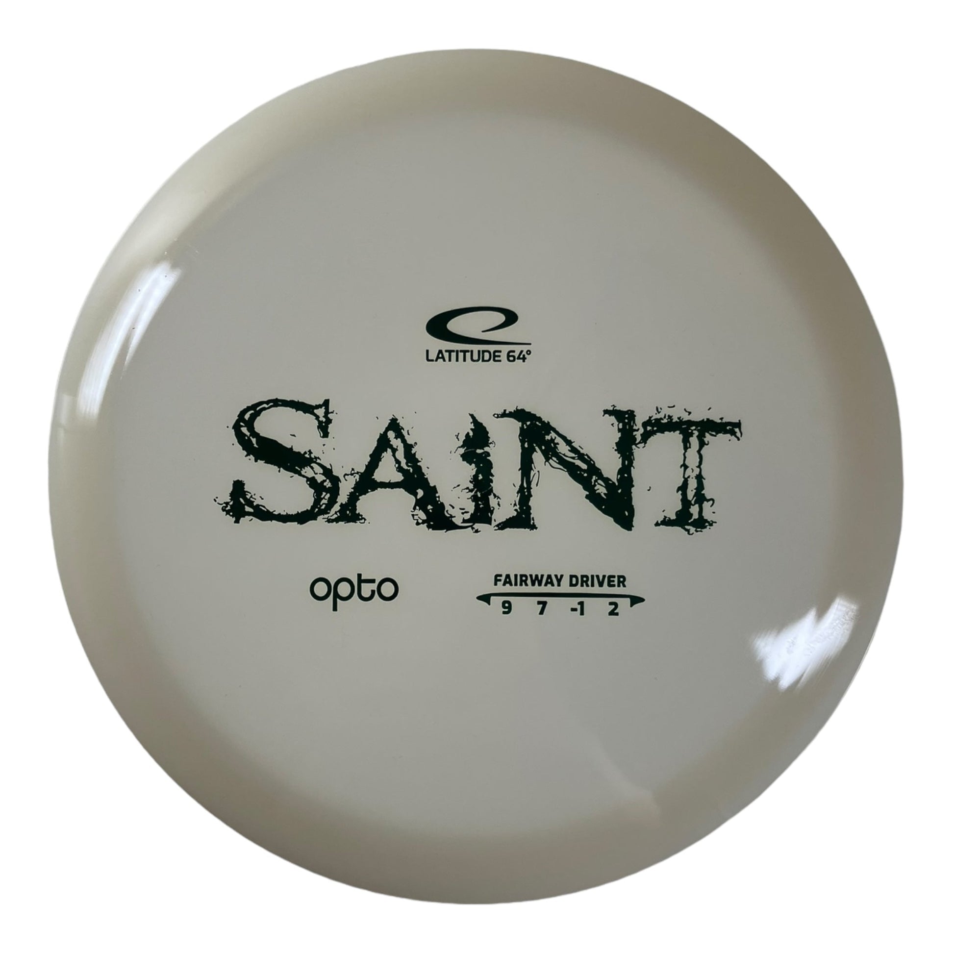 Latitude 64 Saint | Opto | White/Green 167g Disc Golf