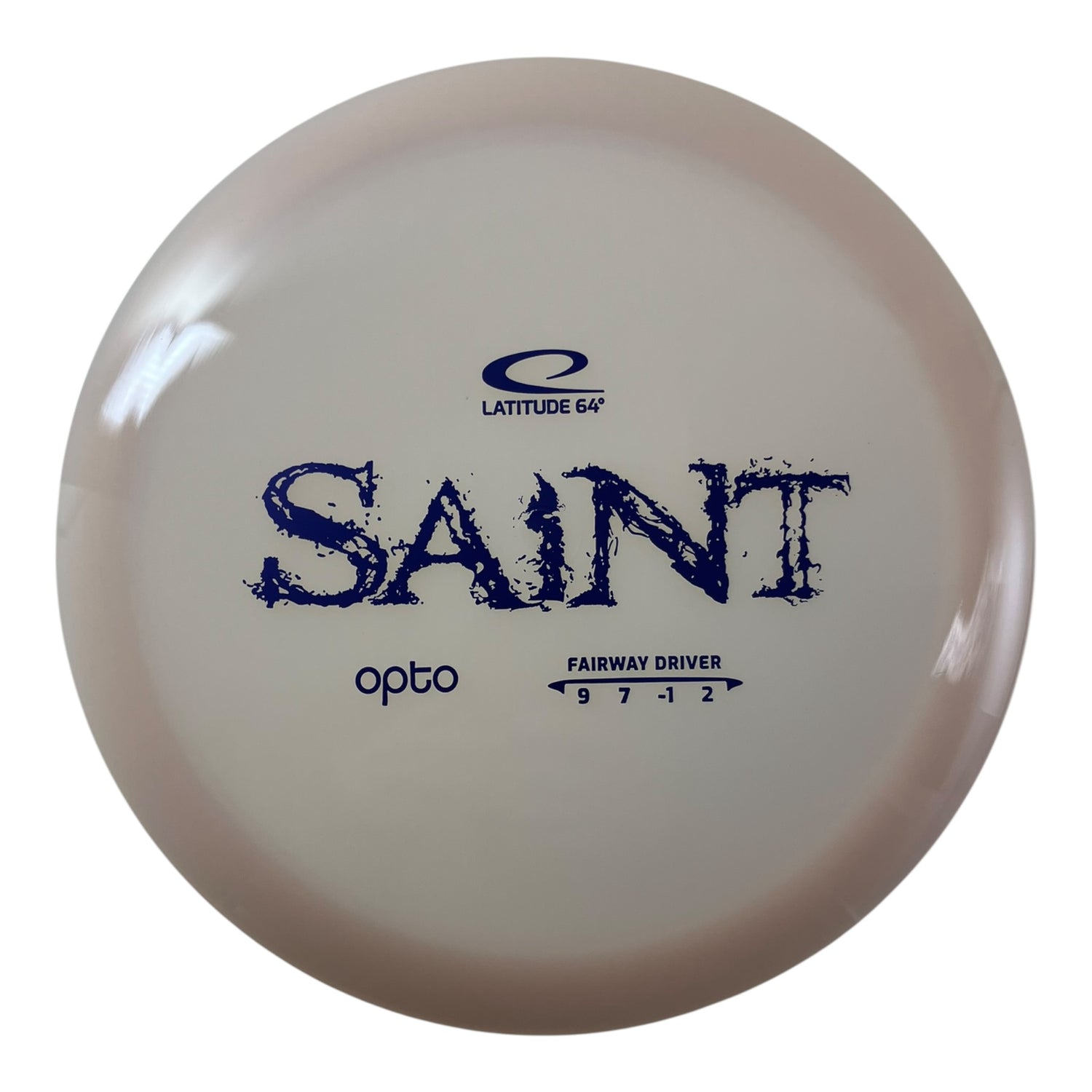 Latitude 64 Saint | Opto | White/Purple 174g Disc Golf