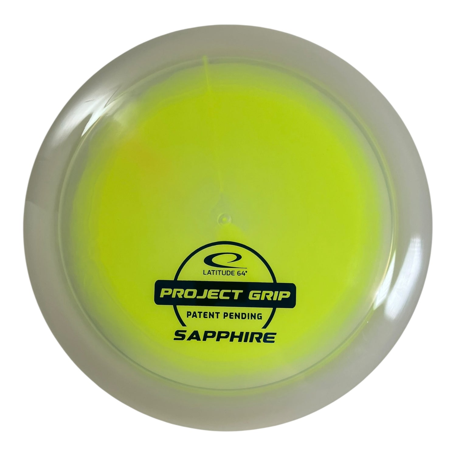 Latitude 64 Sapphire | Project Grip | Yellow/Blue 163g (Patent Pending) Disc Golf