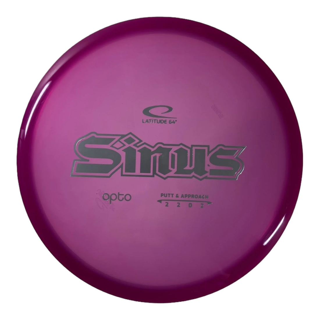 Latitude 64 Sinus | Opto | Purple/Silver 176g Disc Golf