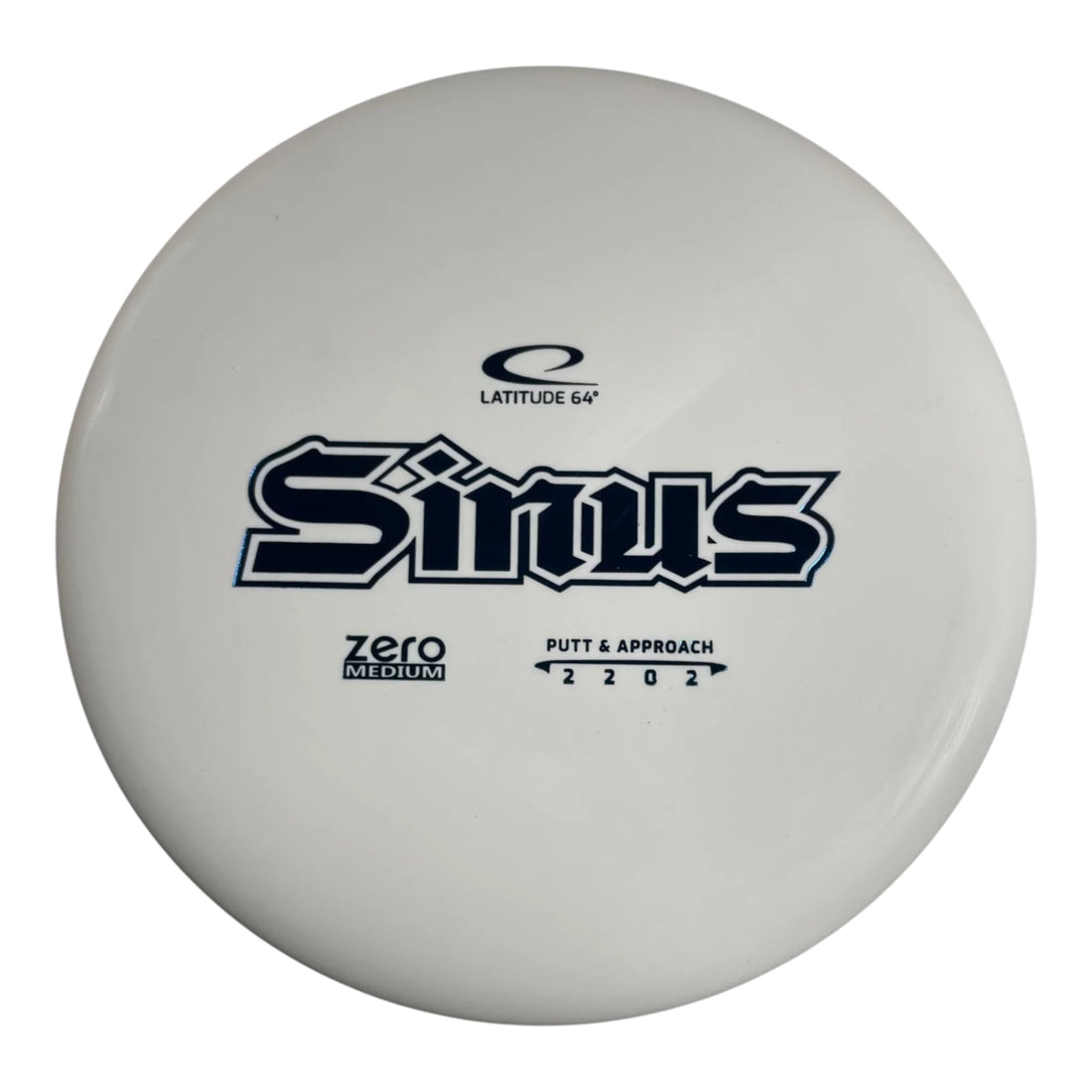 Latitude 64 Sinus | Zero Medium | White/Blue 175g Disc Golf