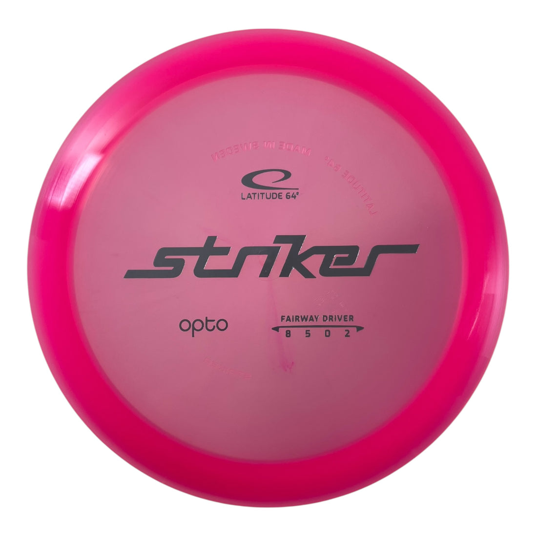 Latitude 64 Striker | Opto | Pink/Silver 173-174g Disc Golf