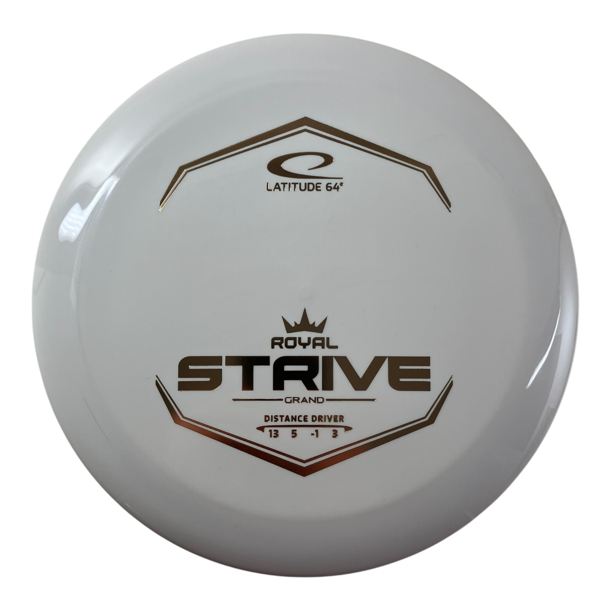 Latitude 64 Strive | Royal Grand | White/Gold 175g Disc Golf