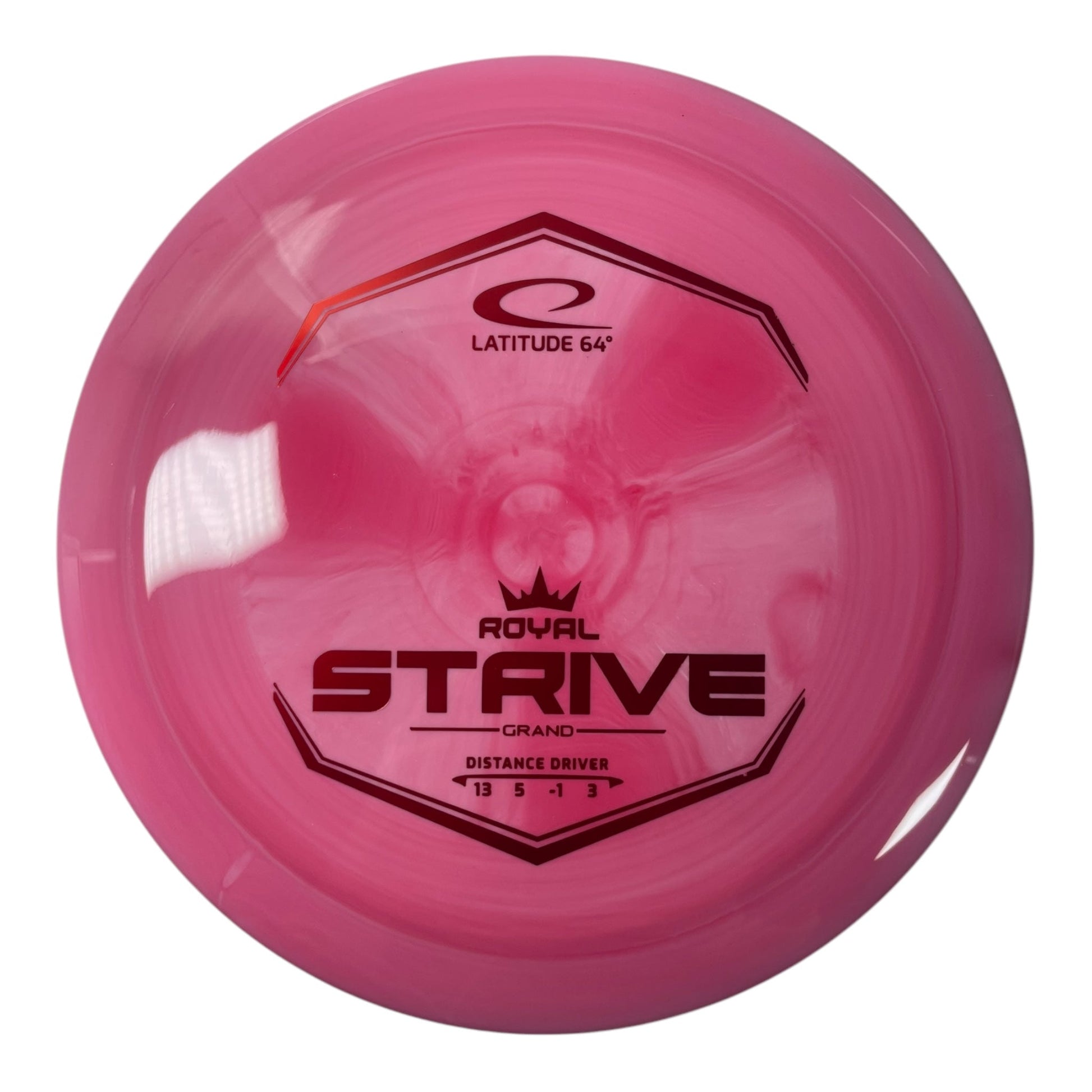 Latitude 64 Strive | Royal Grand | Red/Red 173 - 174g Disc Golf