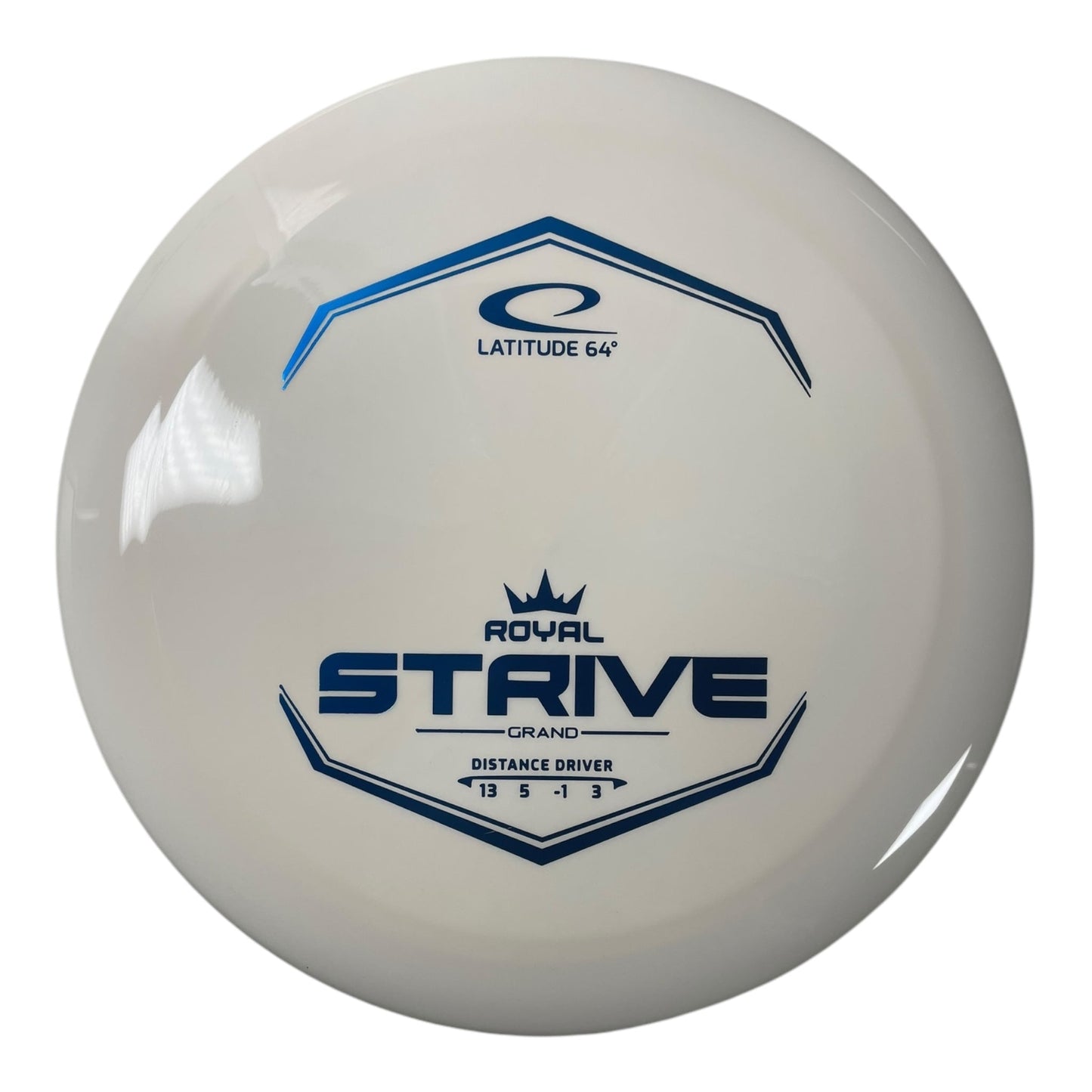 Latitude 64 Strive | Royal Grand | White/Blue 174 - 175g Disc Golf