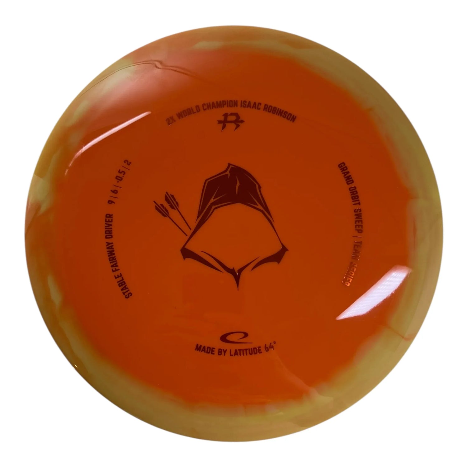 Latitude 64 Sweep | Grand Orbit | Orange/Bronze 174g (Isaac Robinson Team Series 2025) Disc Golf