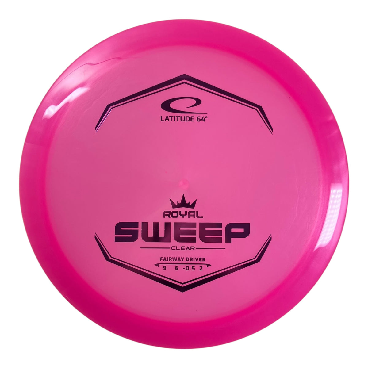 Latitude 64 Sweep | Royal Clear | Pink/Purple 173g Disc Golf