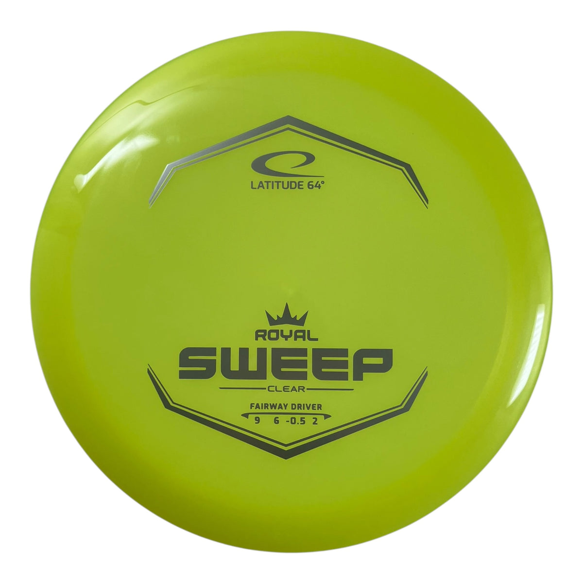 Latitude 64 Sweep | Royal Clear | Yellow/Silver 173g Disc Golf