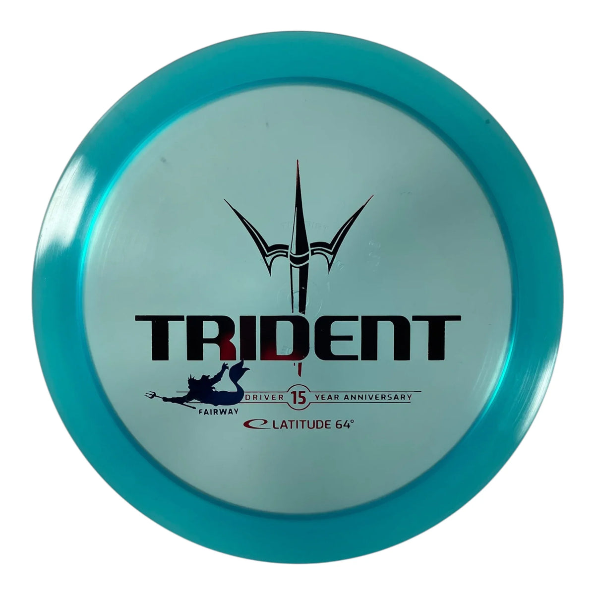 Latitude 64 Trident | Opto-Ice | Blue/Red 174-176g (15 Year Anniversary) Disc Golf