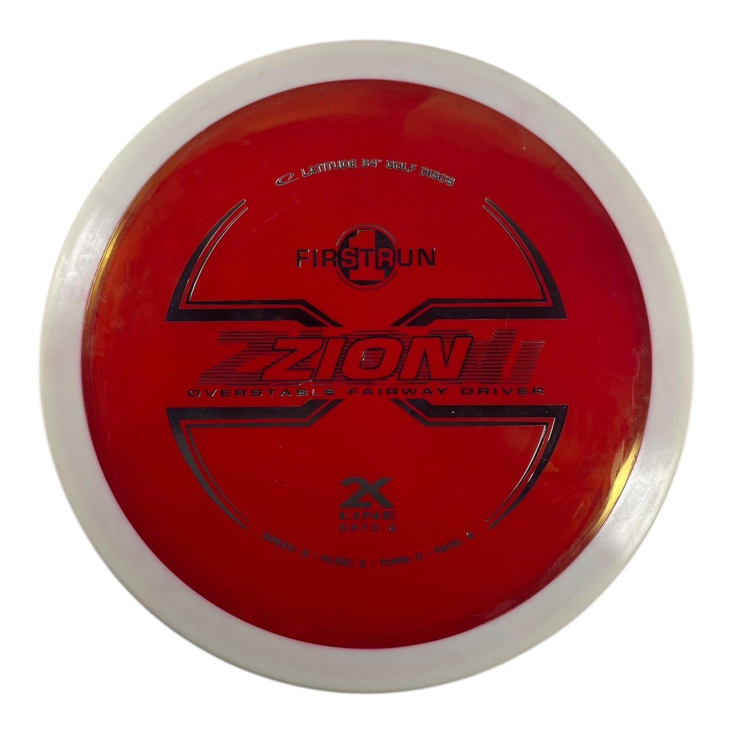 Latitude 64 Zion | 2K Opto-G | Red/Silver 174g (First Run) Disc Golf
