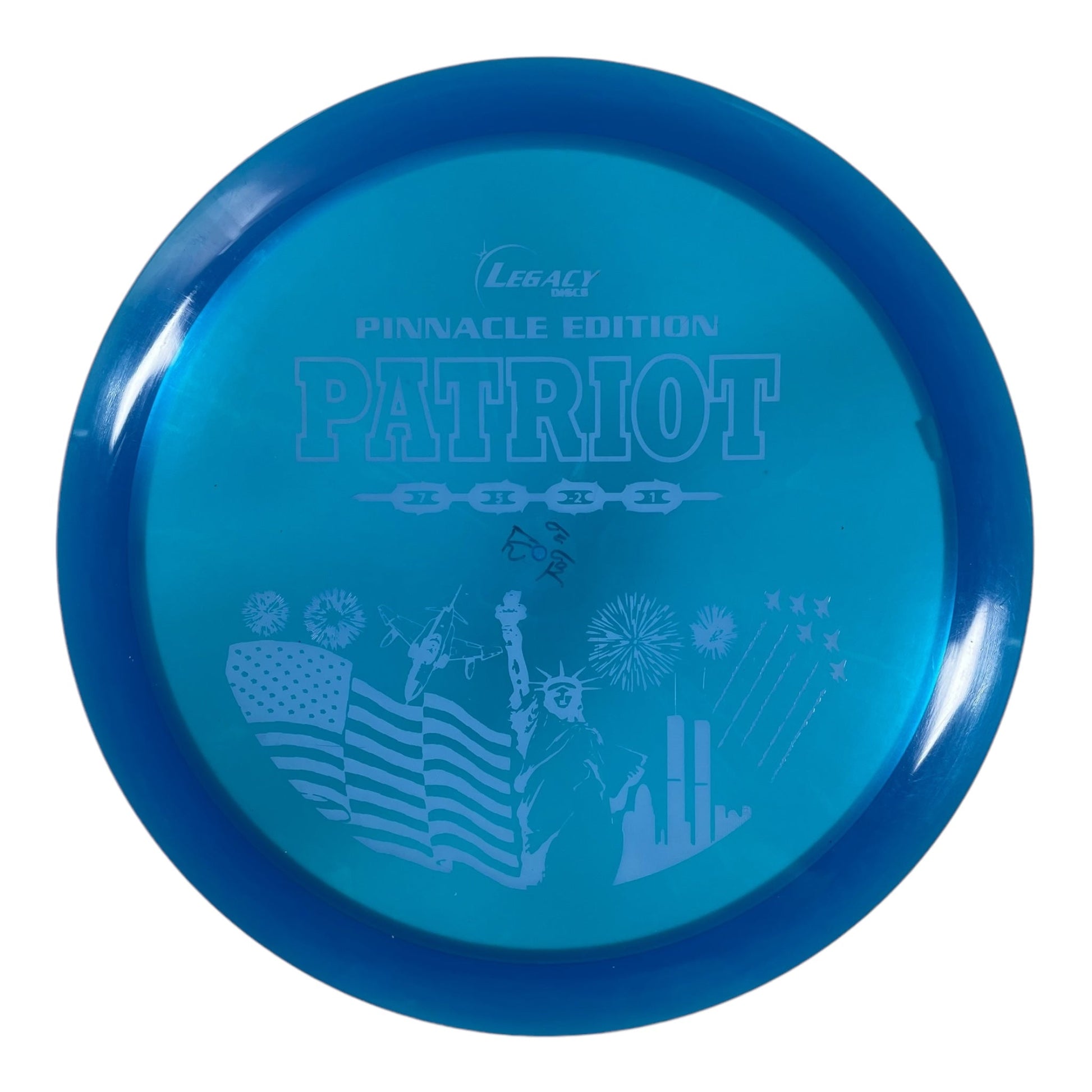 Legacy Discs Patriot | Pinnacle | Blue/Blue 174 - 175g Disc Golf