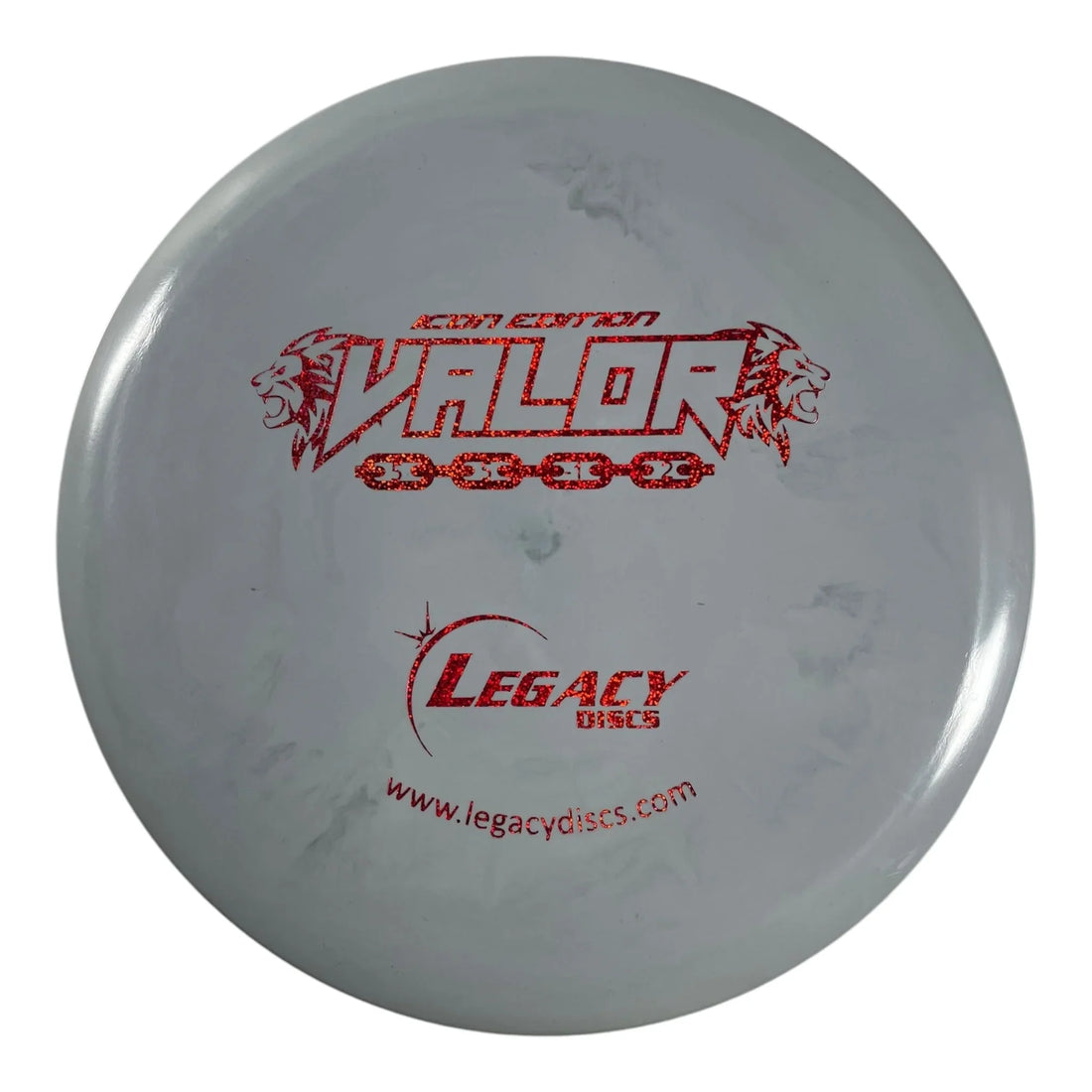 Legacy Discs Valor | Icon | Grey/Red 177g Disc Golf