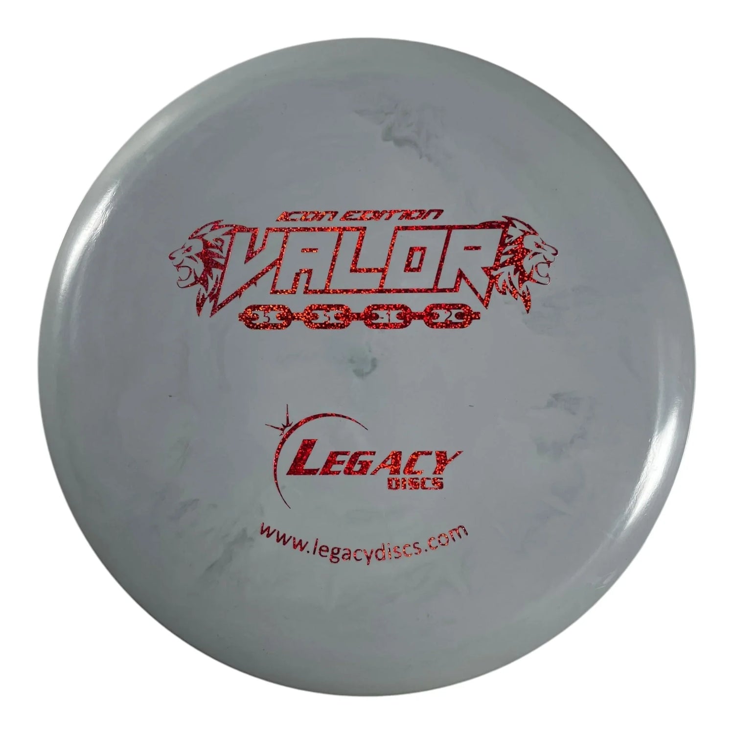 Legacy Discs Valor | Icon | Grey/Red 177g Disc Golf