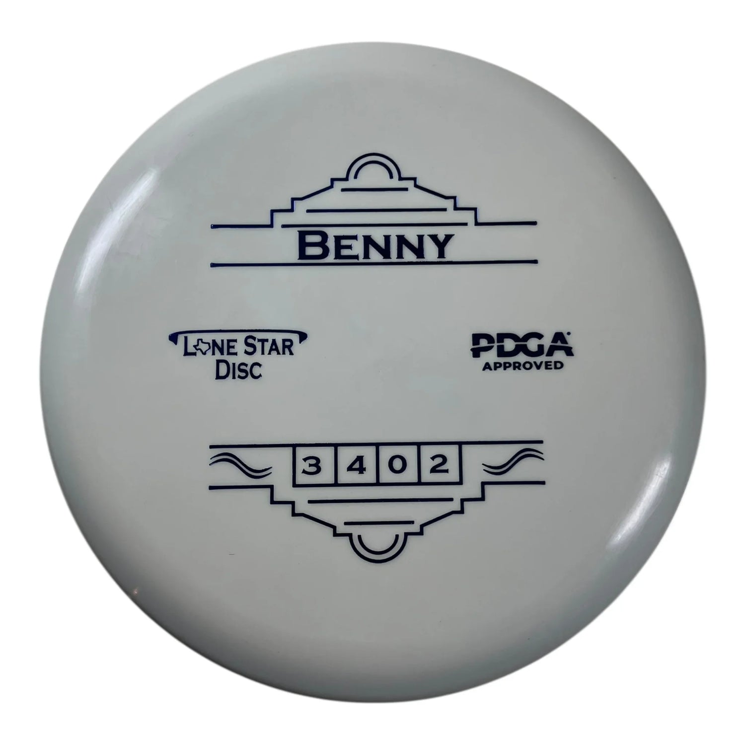Lone Star Disc Benny | Bravo | White/Blue 170g Disc Golf