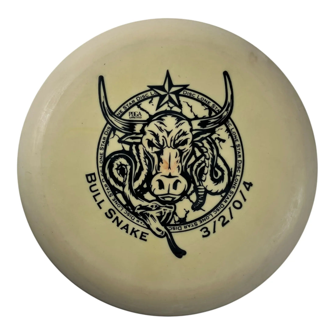 Lone Star Disc Bull Snake | Victor 1 | Yellow/Black 174g Disc Golf