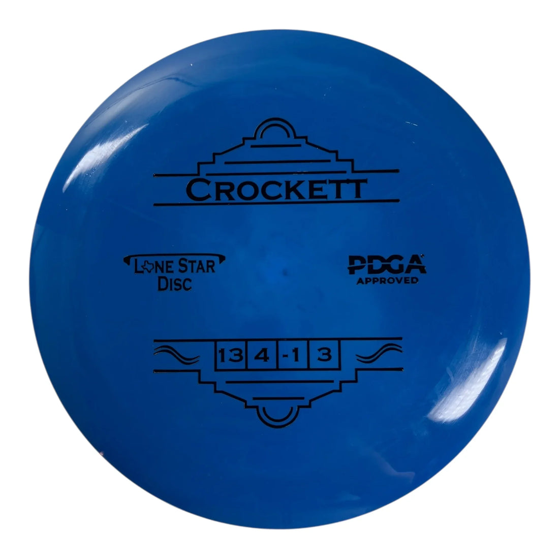 Lone Star Disc Crockett | Alpha | Blue/Black 175g Disc Golf