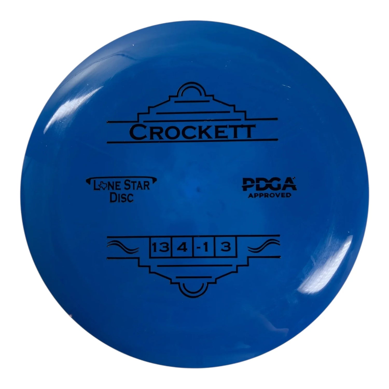 Lone Star Disc Crockett | Alpha | Blue/Black 175g Disc Golf