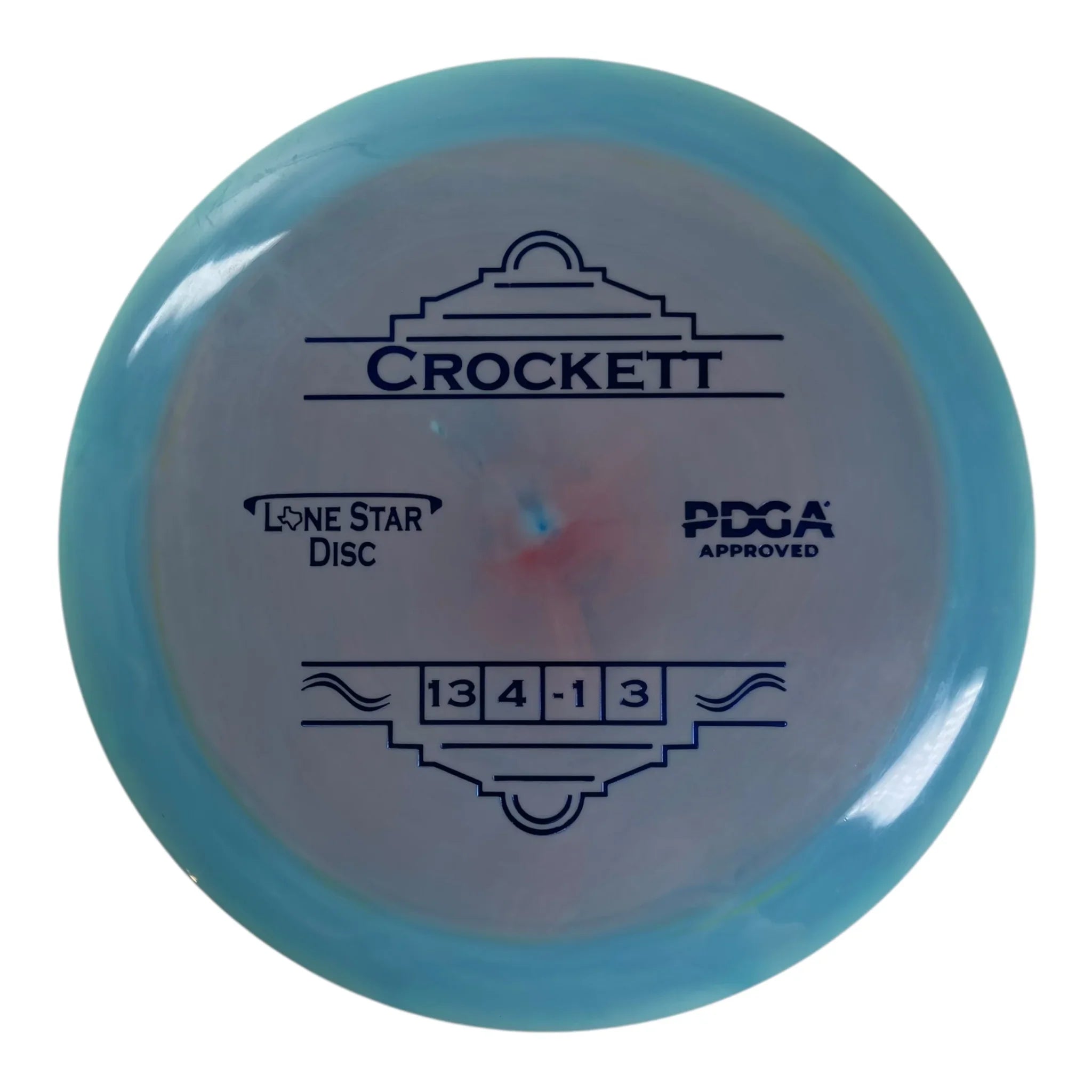 Lone Star Disc Crockett | Alpha | Blue/Blue 175g Disc Golf