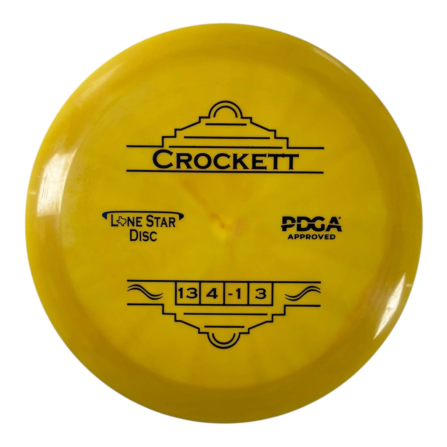 Lone Star Disc Crockett | Alpha | Yellow/Blue 175g Disc Golf