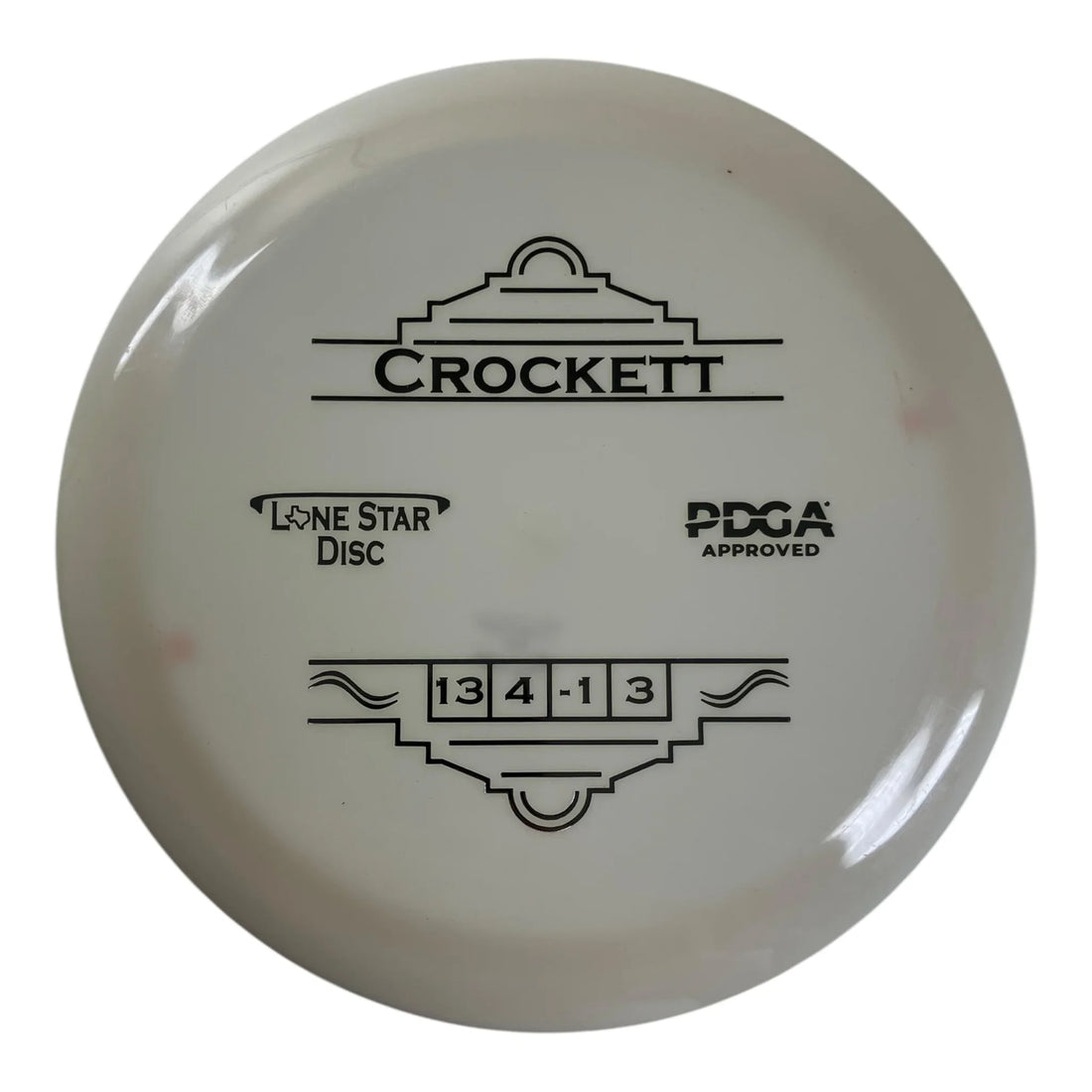 Lone Star Disc Crockett | Bravo | White/Silver 176g Disc Golf
