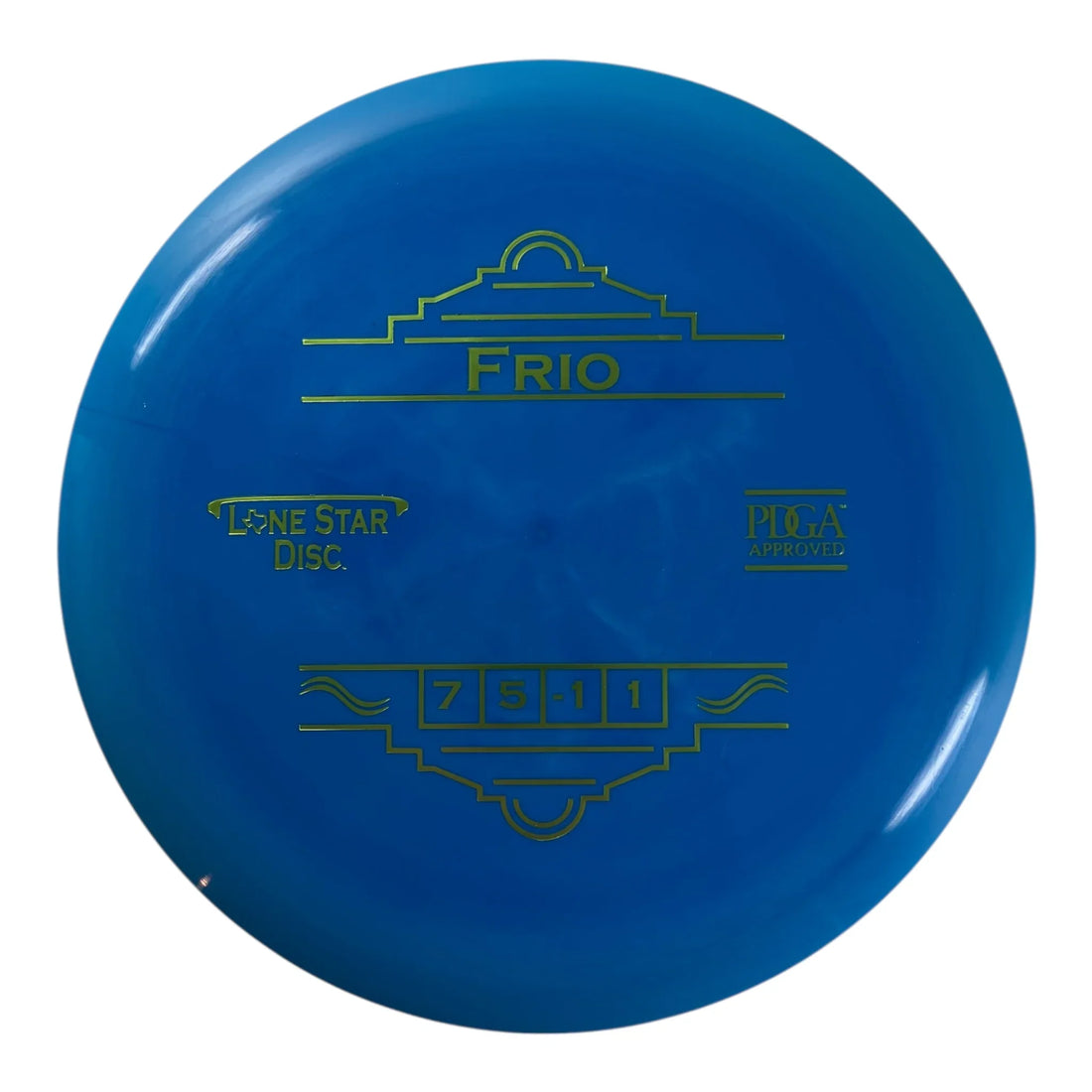 Lone Star Disc Frio | Bravo | Blue/Gold 171g Disc Golf