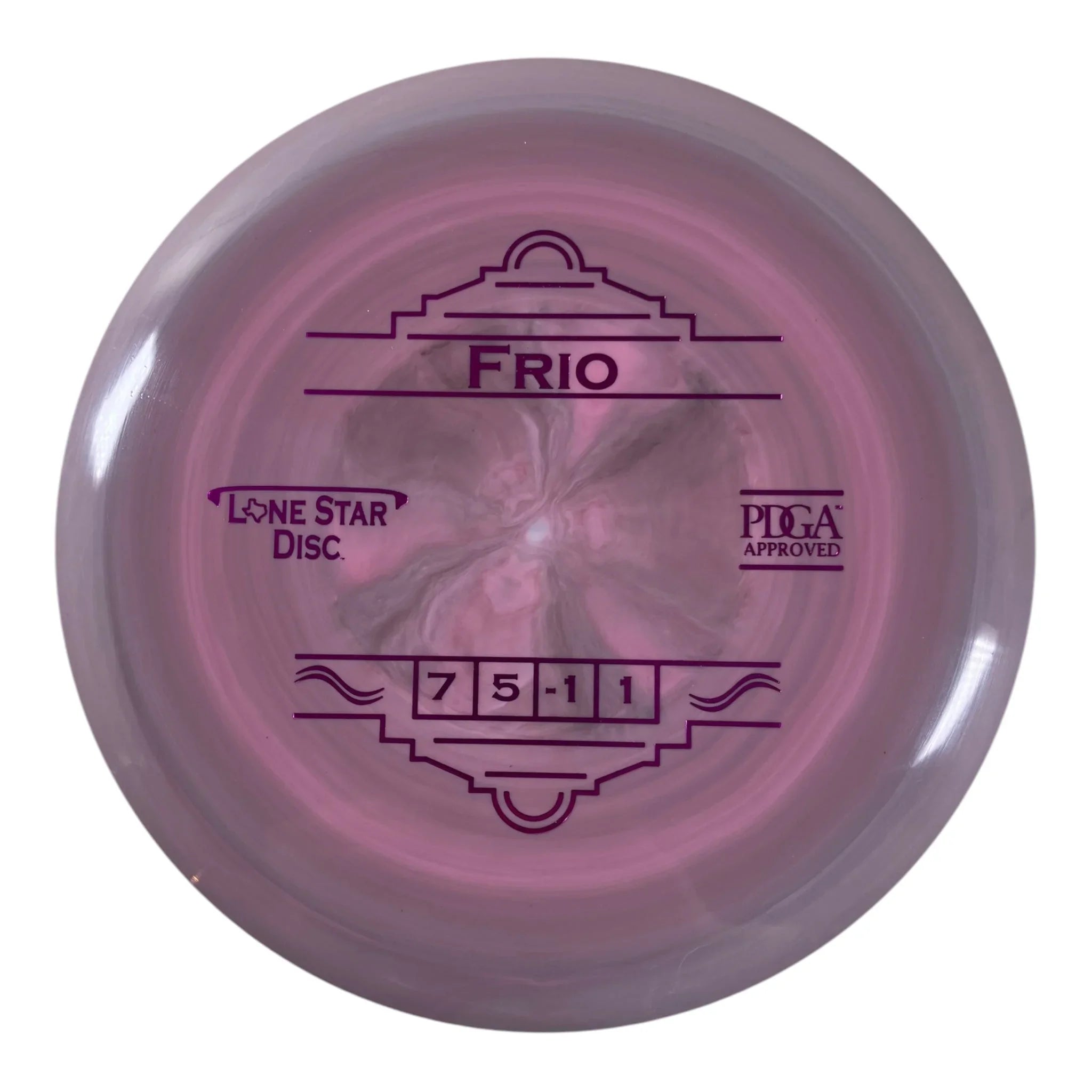 Lone Star Disc Frio | Bravo | Purple/Pink 172g Disc Golf
