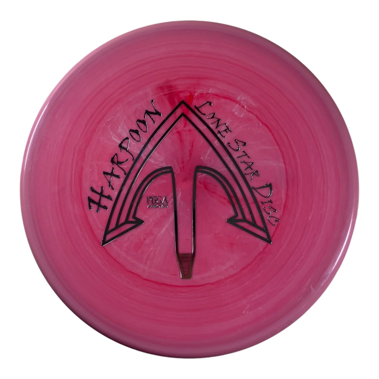 Lone Star Disc Harpoon | Alpha | Pink/Silver 178g (Used Great) Disc Golf