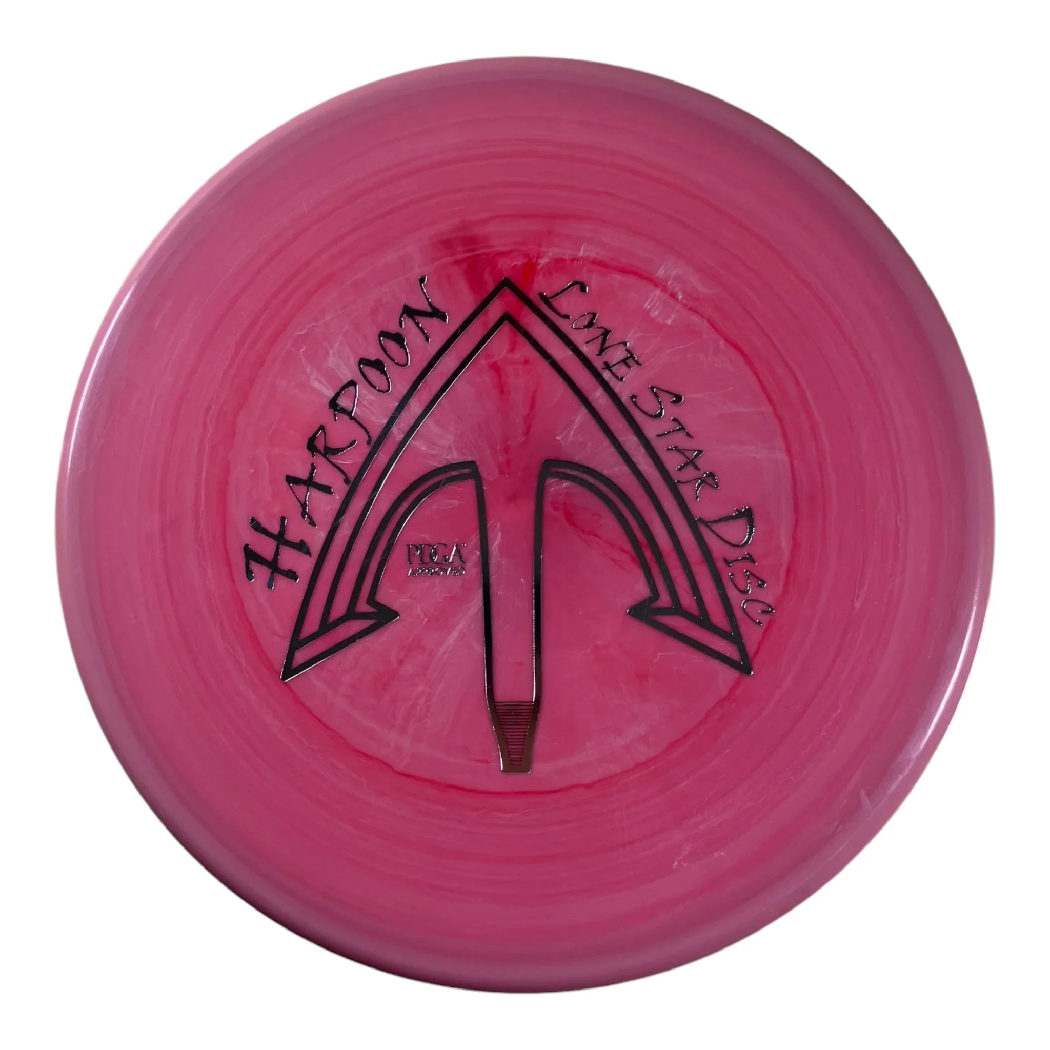 Lone Star Disc Harpoon | Alpha | Pink/Silver 178g (Used Great) Disc Golf