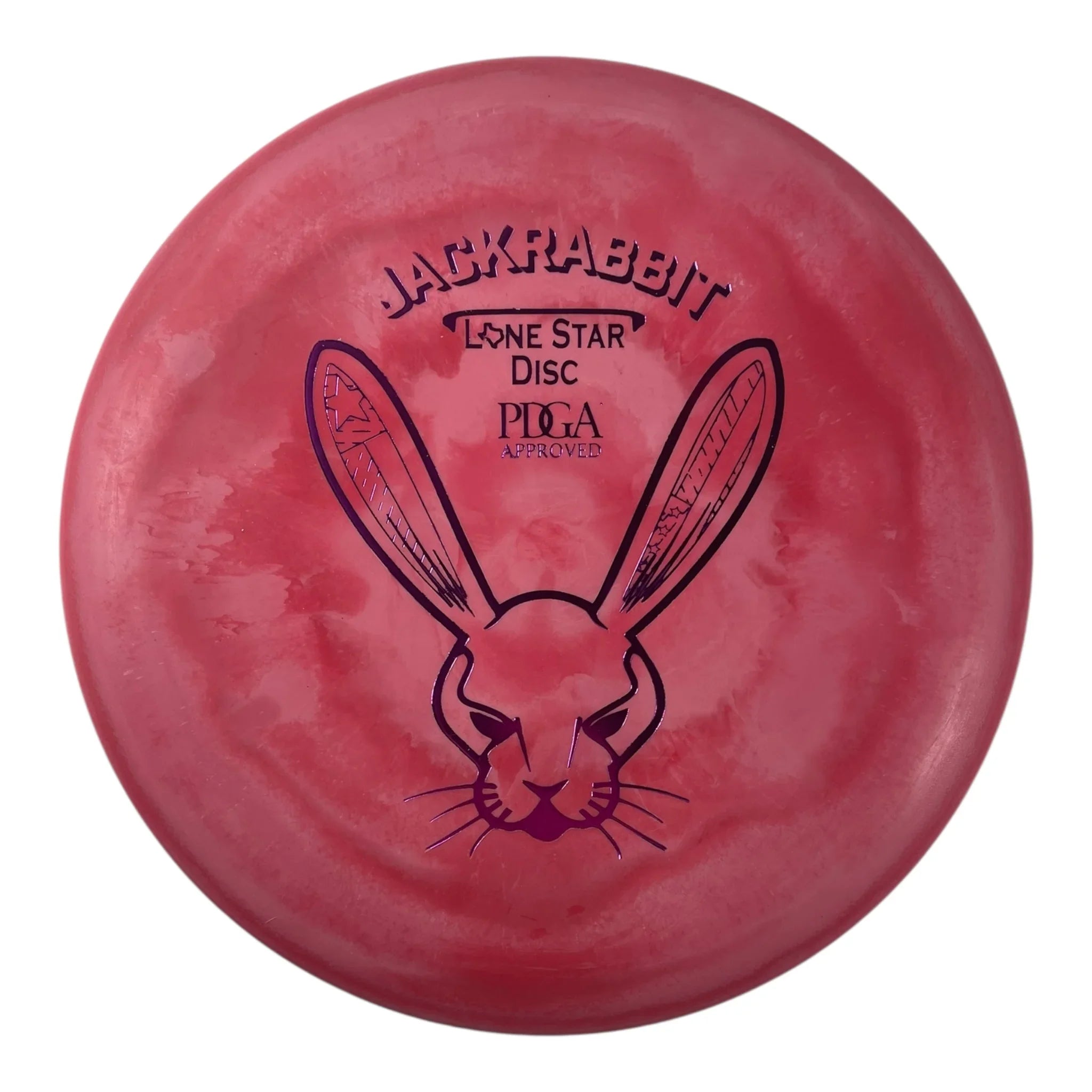 Lone Star Disc Jack Rabbit | Victor 2 | Red/Pink 174g Disc Golf