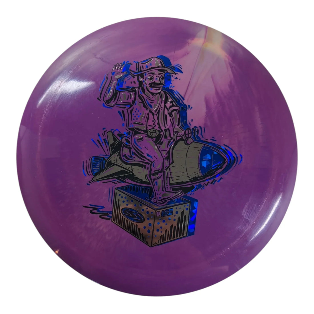 Lone Star Disc Lariat | Alpha | Purple/Blue 173g (Ride Em Rocket) Disc Golf