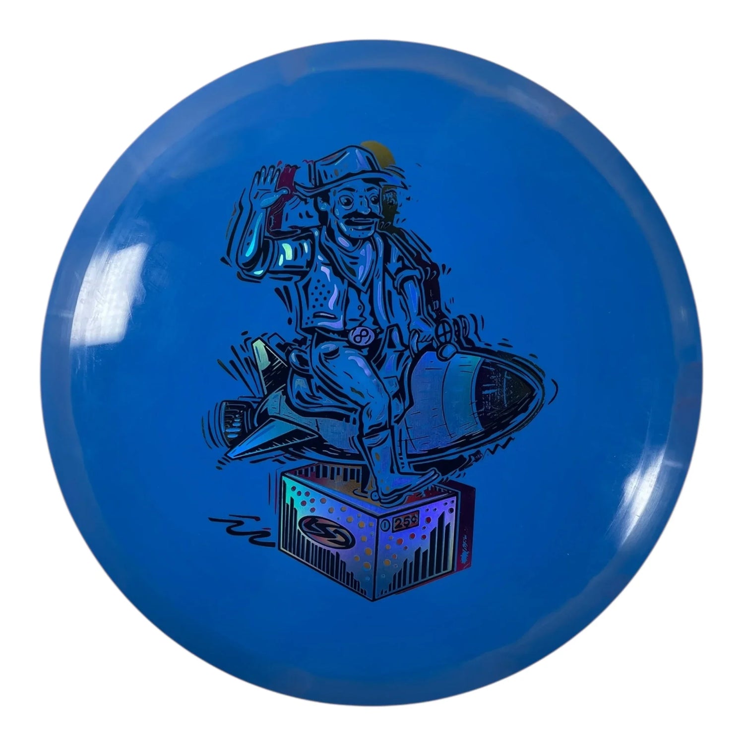 Lone Star Disc Mockingbird | Alpha | Blue/Sunset 174g Disc Golf