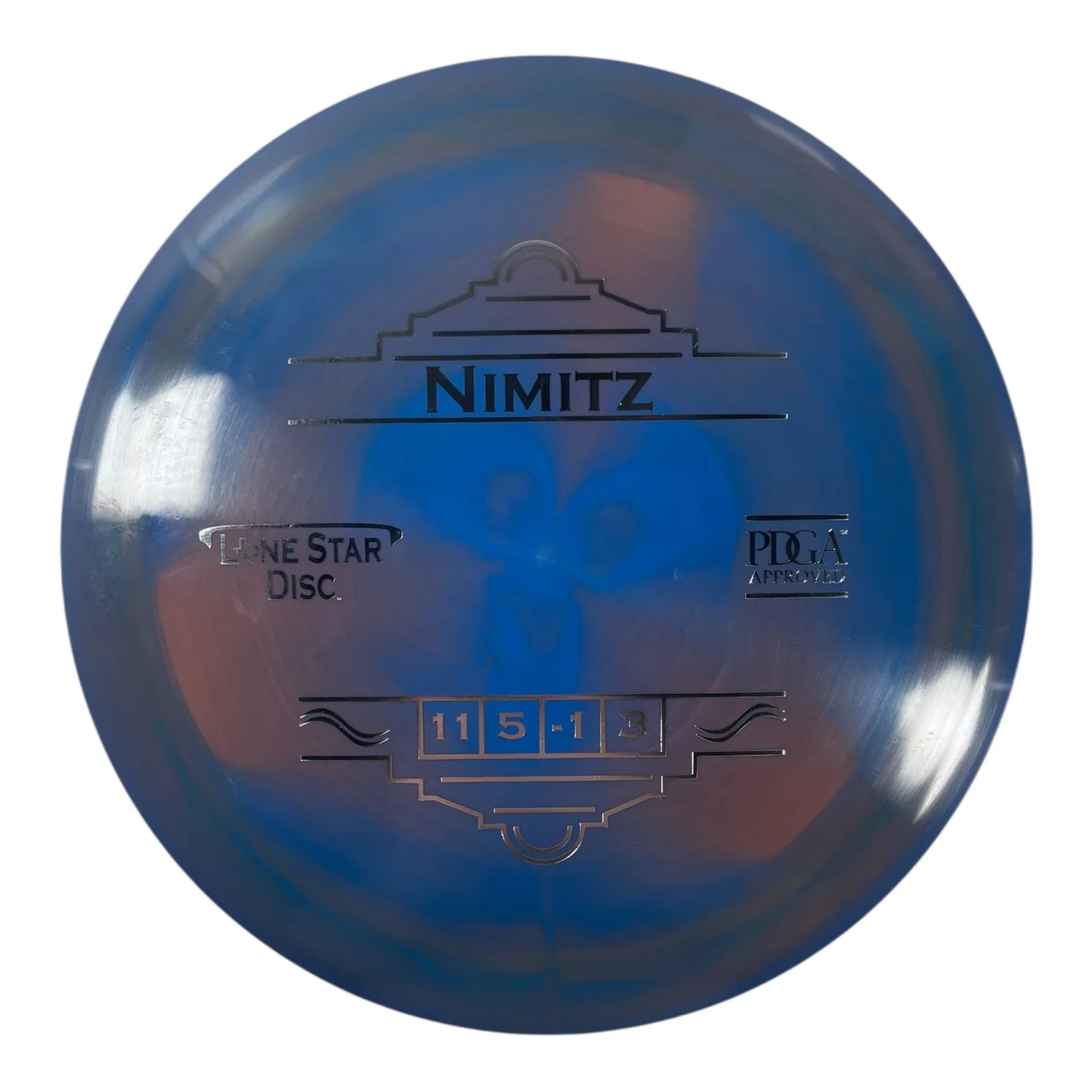 Lone Star Disc Nimitz | Alpha | Blue/Silver 174g Disc Golf