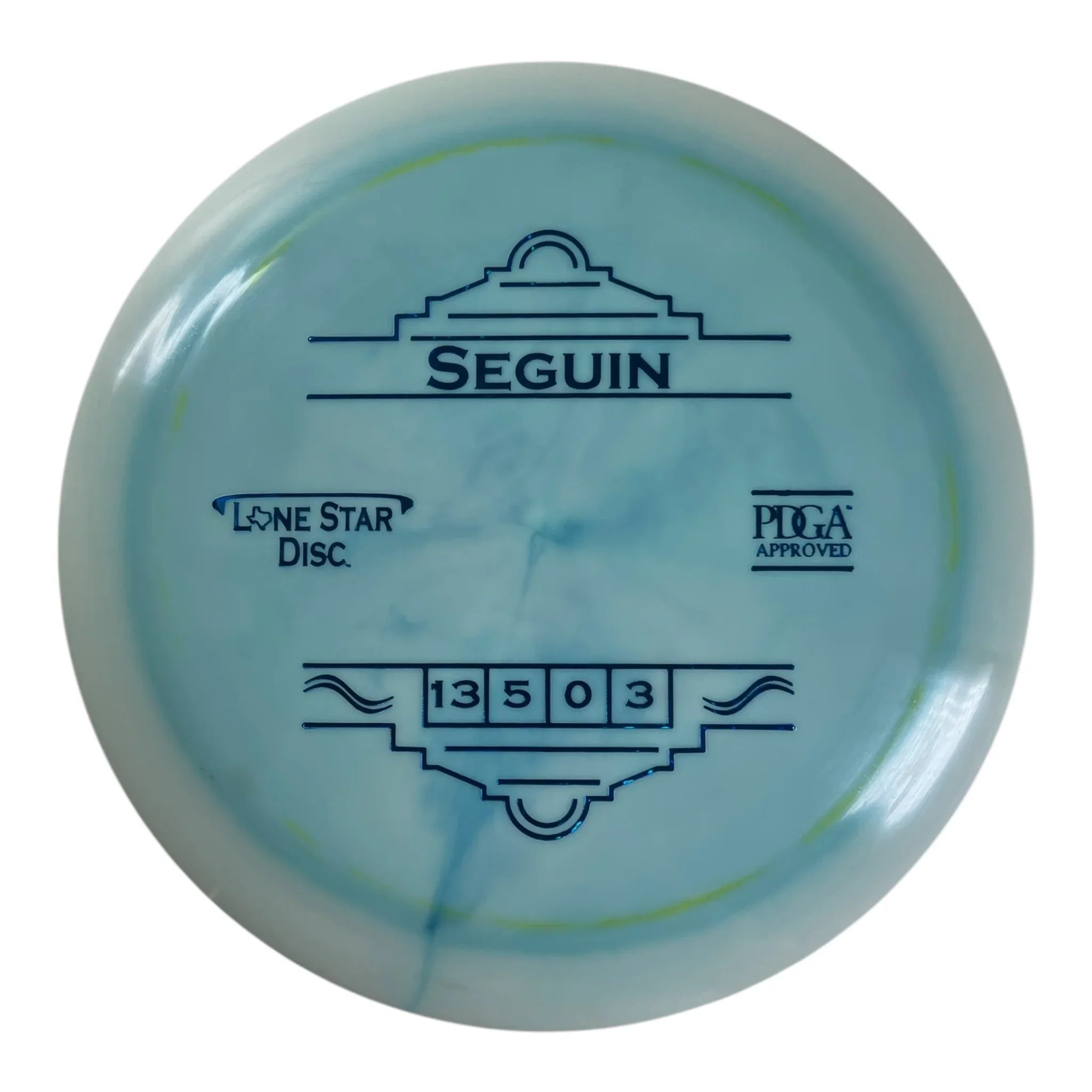 Lone Star Disc Seguin | Alpha | Blue/Blue 173g Disc Golf