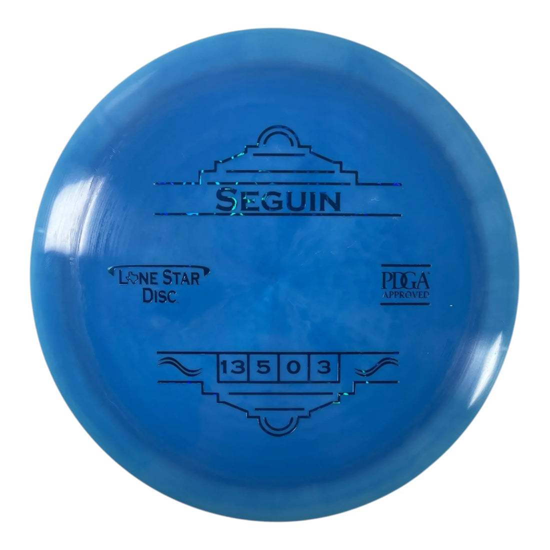 Lone Star Disc Seguin | Alpha | Blue/Blue 173g Disc Golf