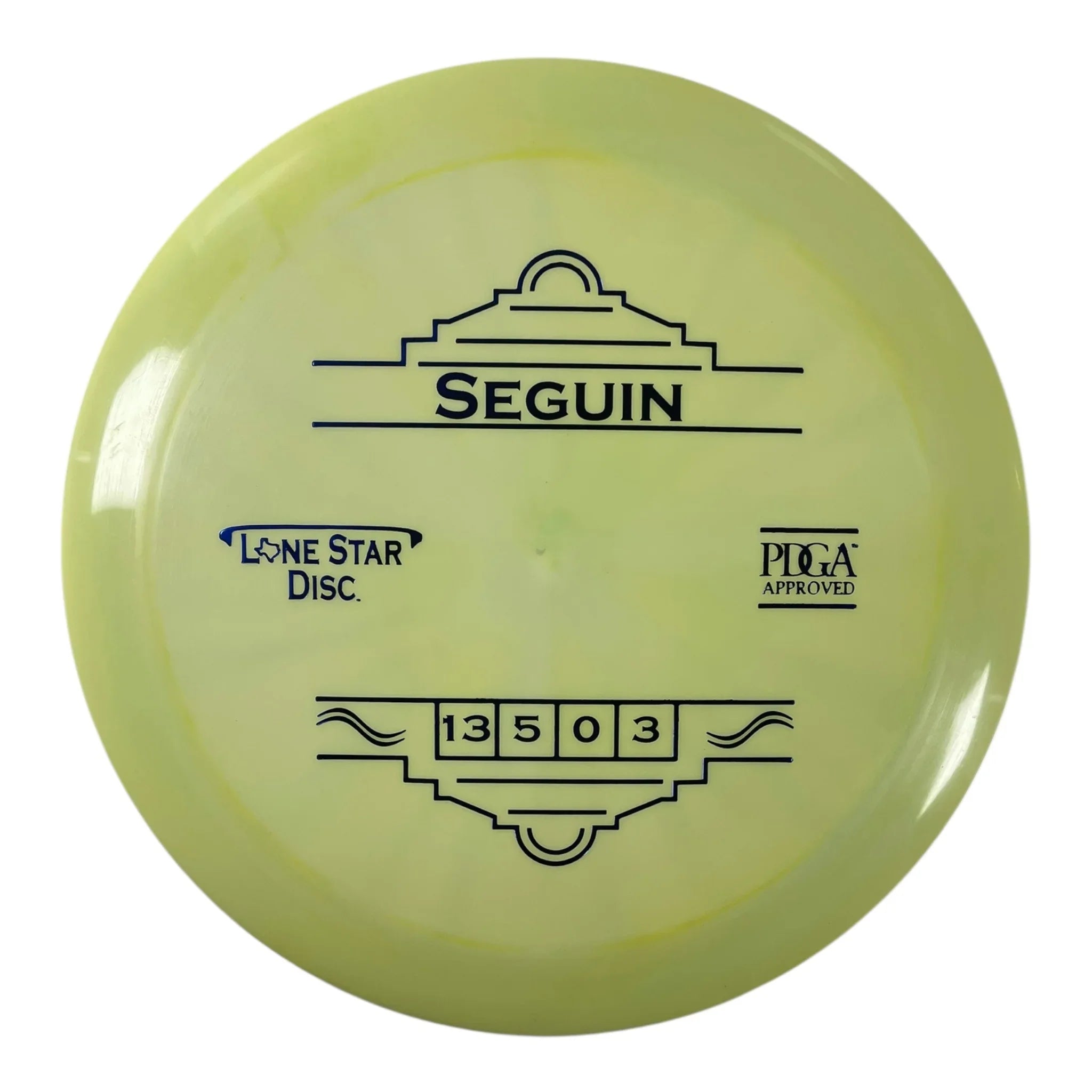 Lone Star Disc Seguin | Bravo | Yellow/Blue 173g Disc Golf
