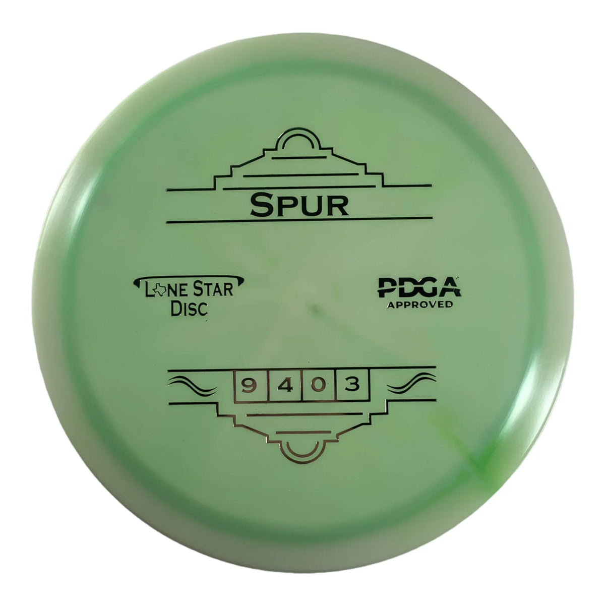 Lone Star Disc Spur | Alpha | Green/Silver 172g Disc Golf