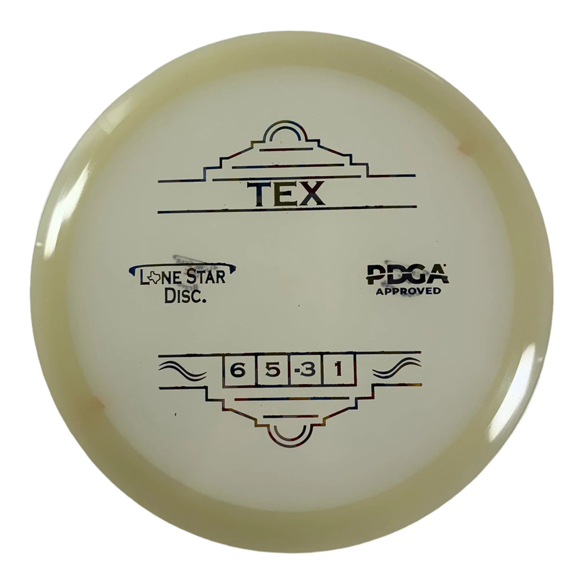 Lone Star Disc Tex | Bravo Glow | Glow/Dots 175g Disc Golf