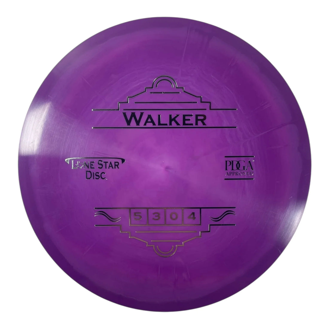 Lone Star Disc Walker | Alpha | Purple/Silver 173g Disc Golf