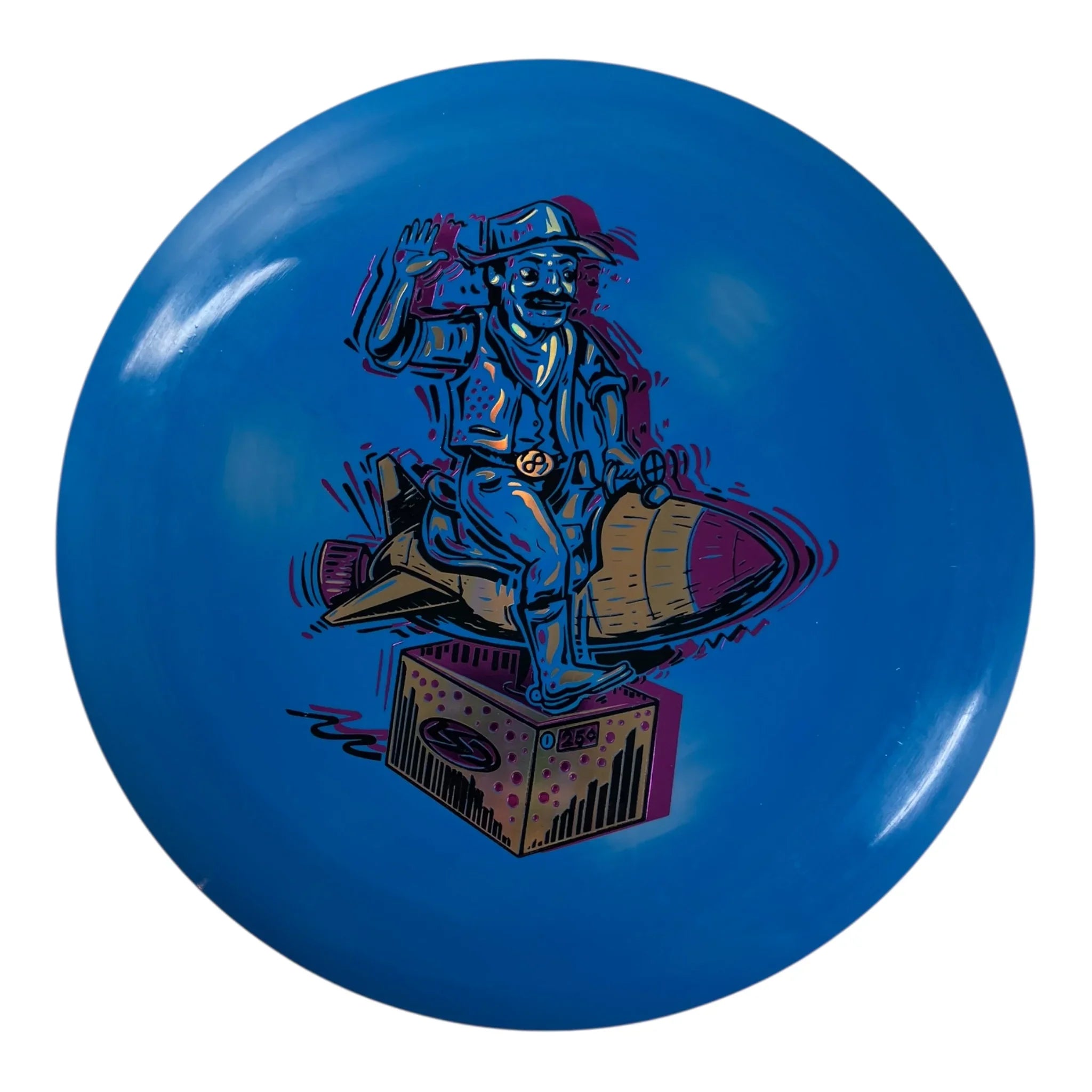 Lone Star Disc Warbird | Bravo | Blue/Purple 173g (Ride Em Rocket) Disc Golf