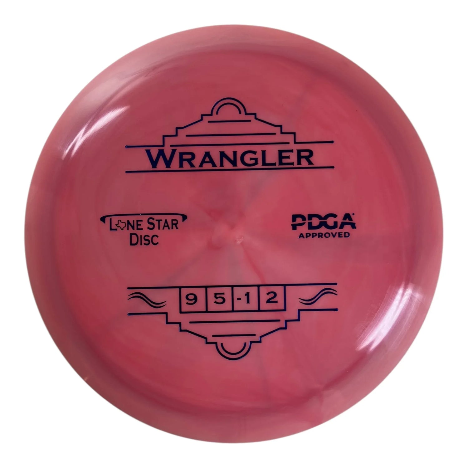 Lone Star Disc Wrangler | Alpha | Pink/Blue 174g Disc Golf