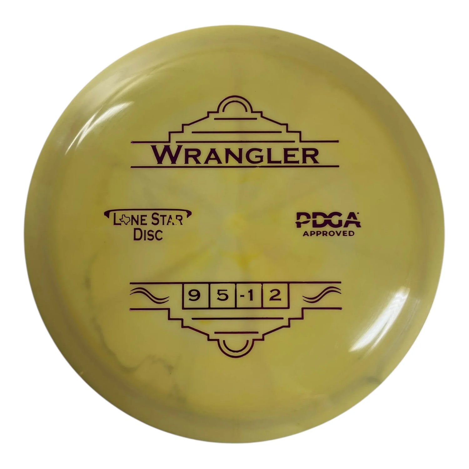 Lone Star Disc Wrangler | Alpha | Yellow/Pink 173g Disc Golf