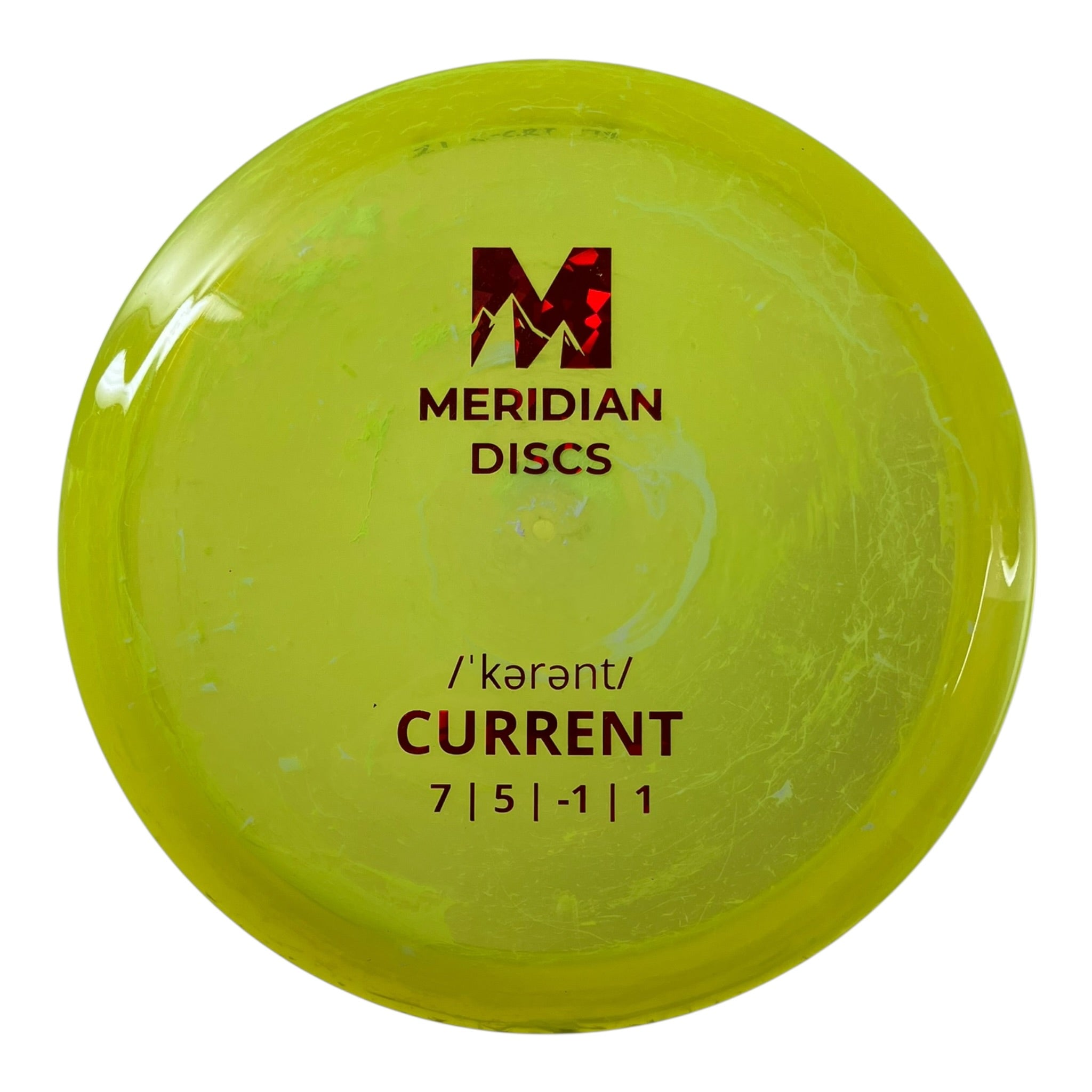 Meridian Current | Marble Clarus | Yellow/Red 173g Disc Golf