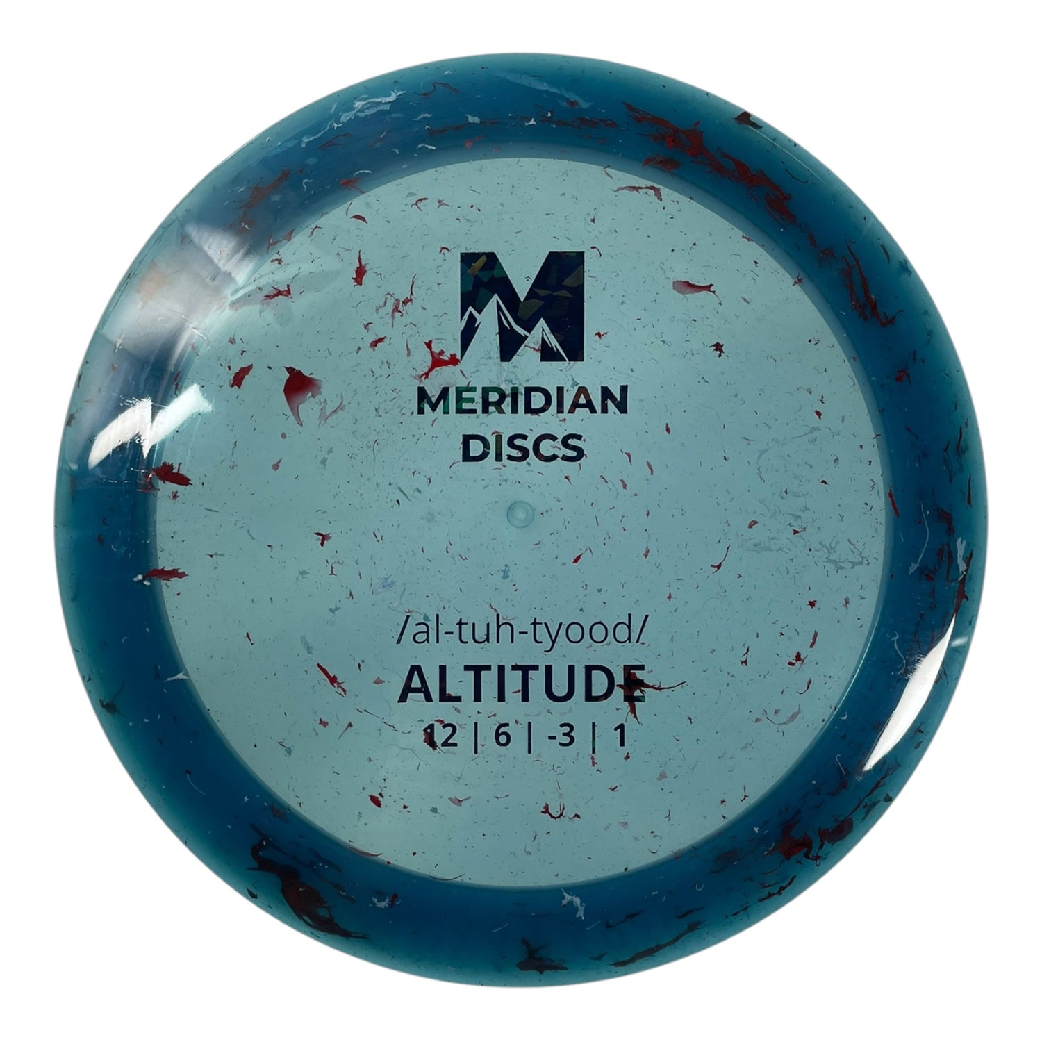Meridian Discs Altitude | Marbled Clarus | Blue/Black 175g Disc Golf