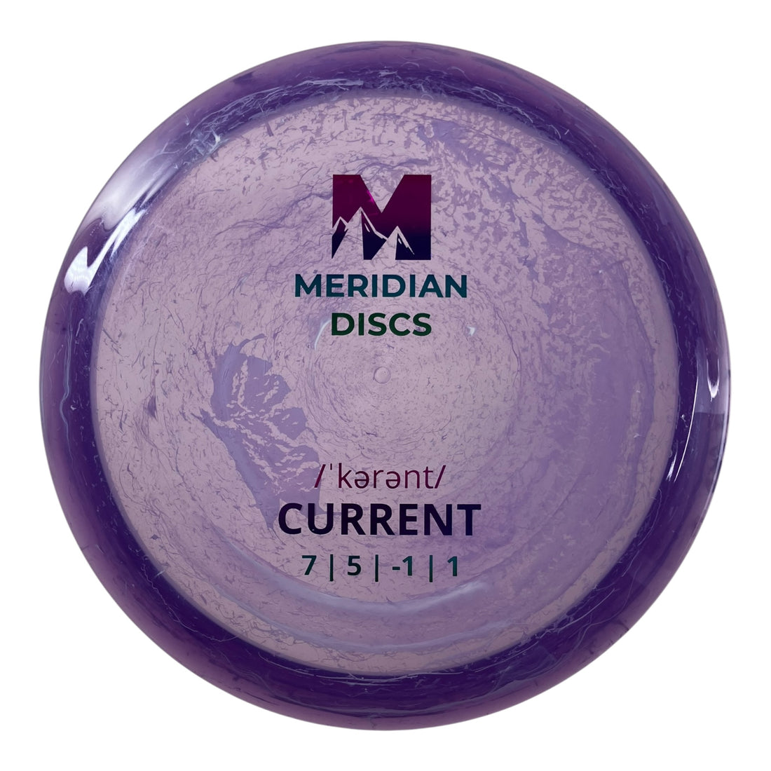 Meridian Current | Marble Clarus | Purple/Sunset 174g Disc Golf