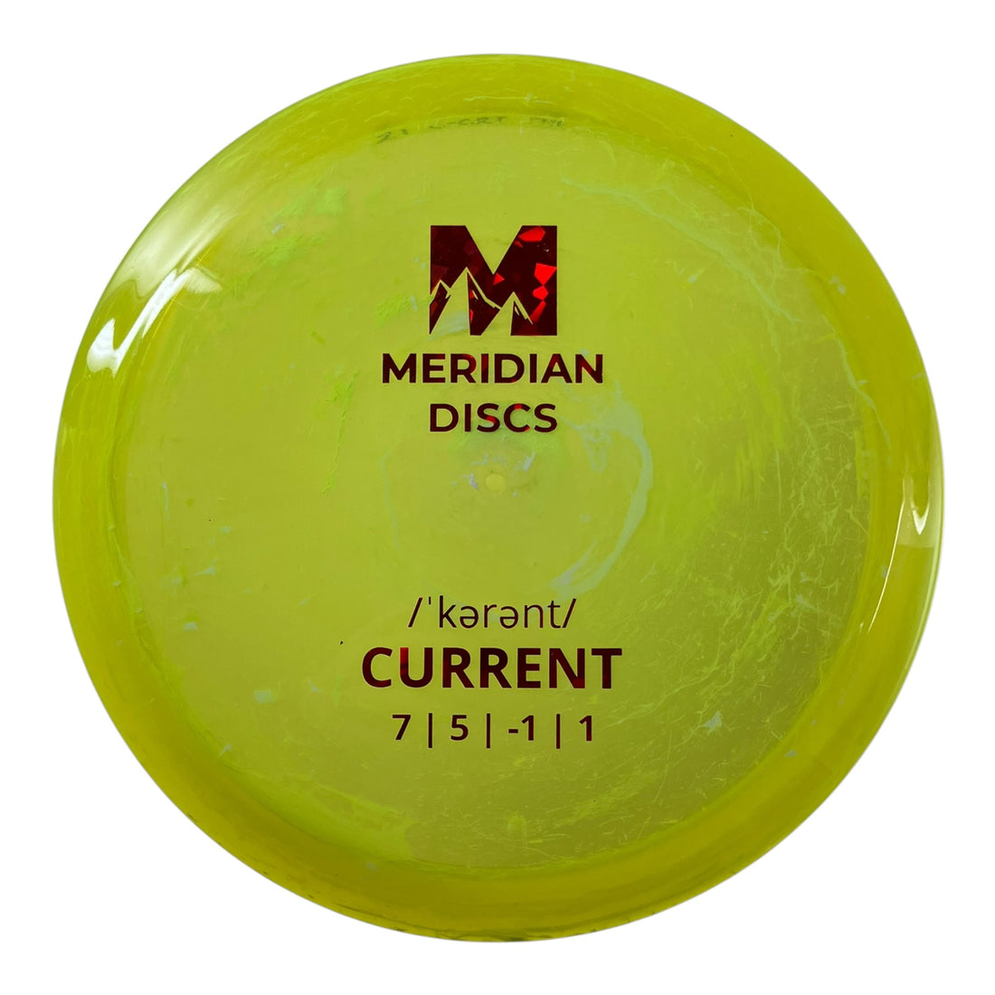 Meridian Current | Marble Clarus | Yellow/Red 173g Disc Golf