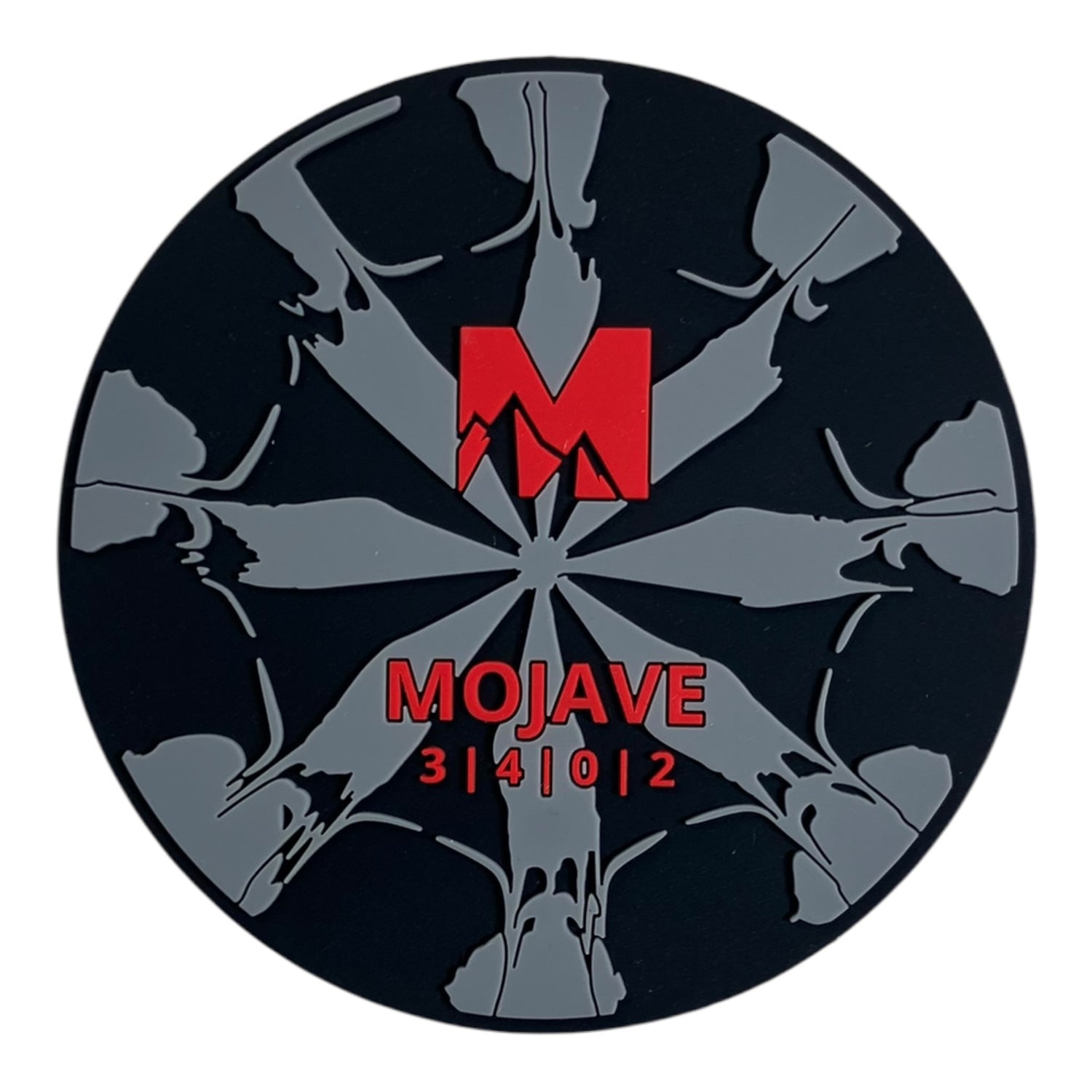 Meridian Discs Meridian Discs Mojave Flexible Mini Marker | Black/Grey Disc Golf