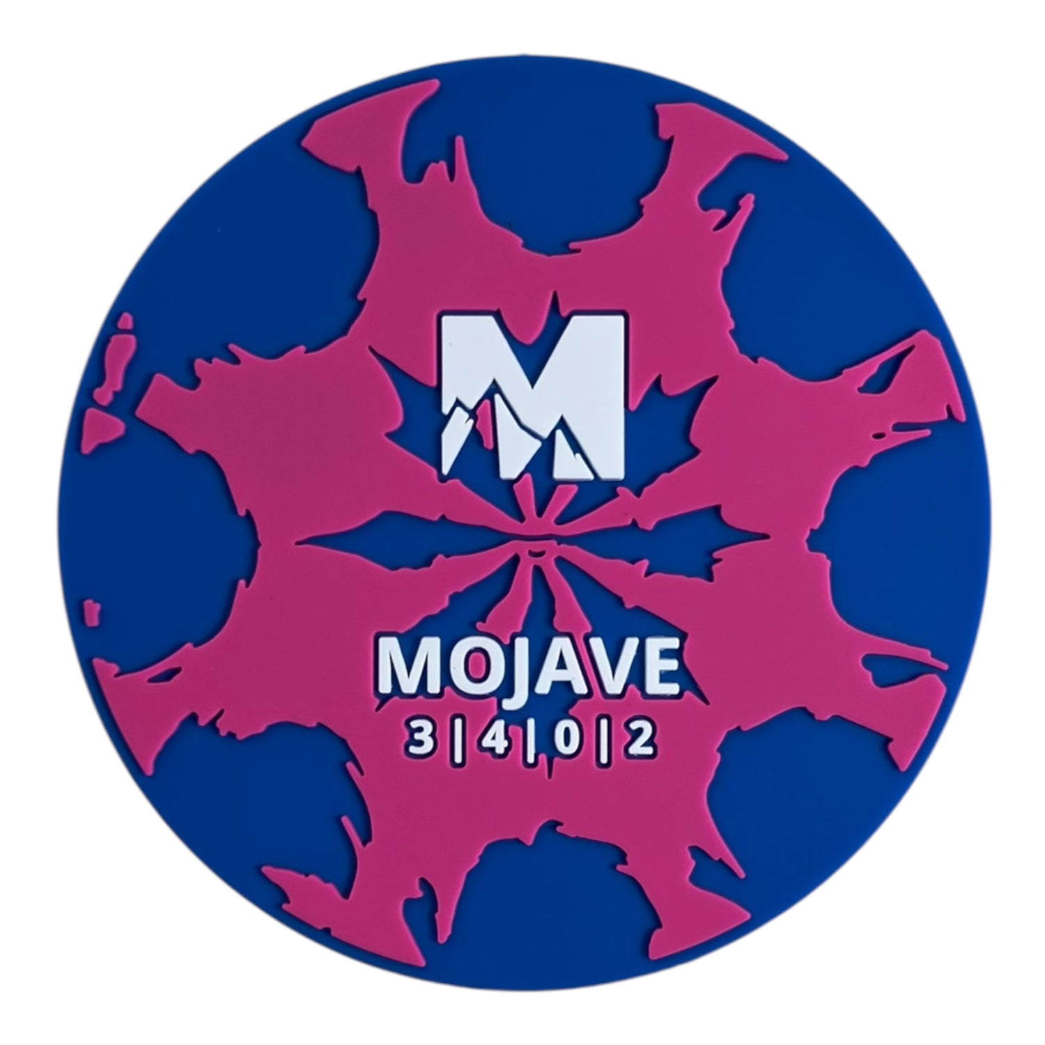 Meridian Discs Meridian Discs Mojave Flexible Mini Marker | Pink/Blue Disc Golf